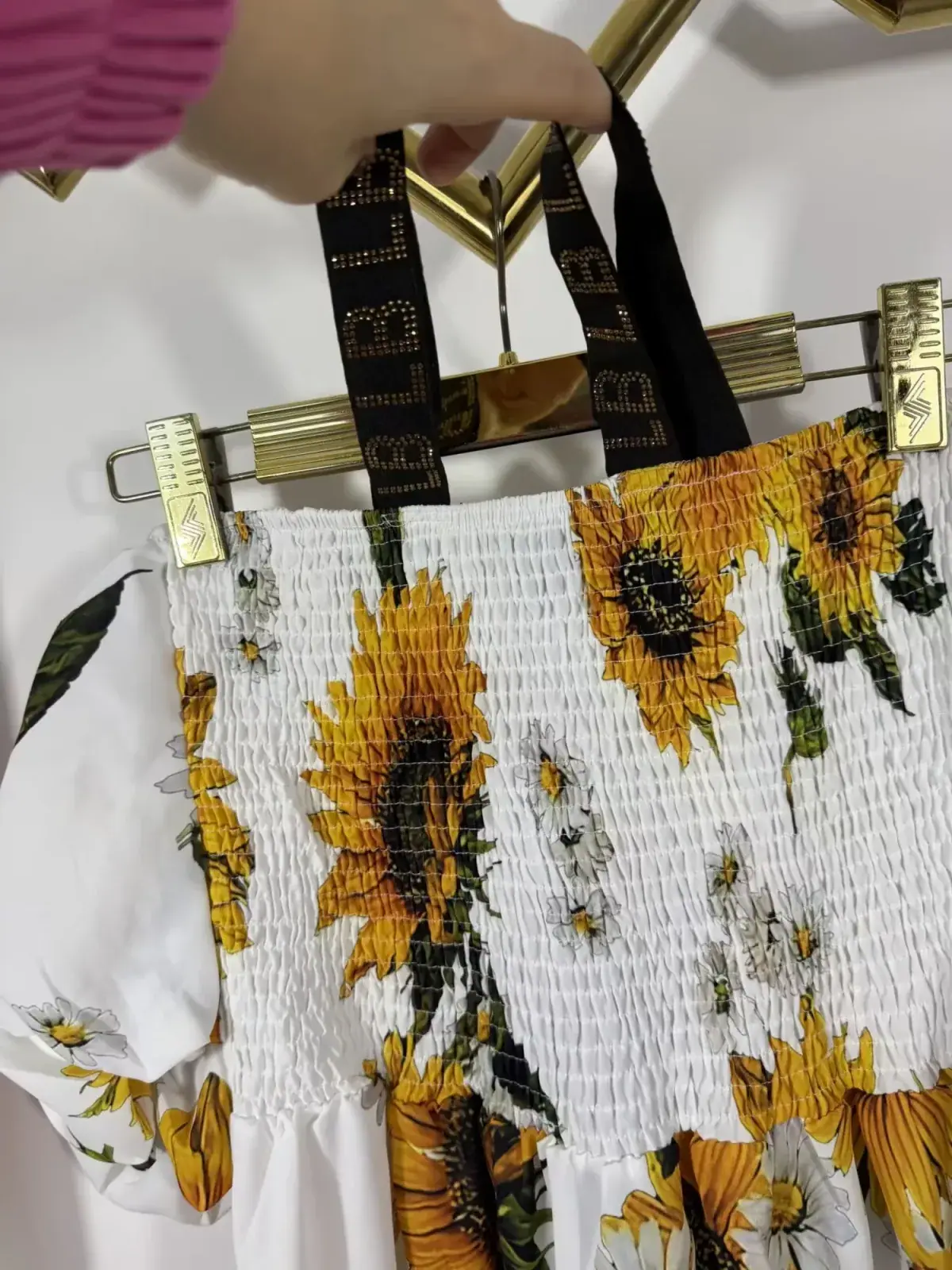 Sukienka Lola Bianka hiszpanka biała – miniatura 10 z 15