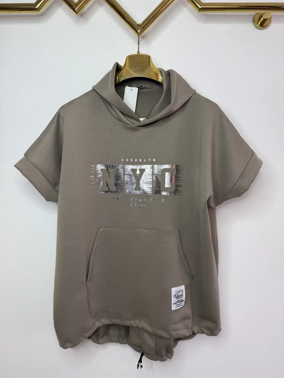 Bluza z kapturem tunika fango – miniatura 8 z 11