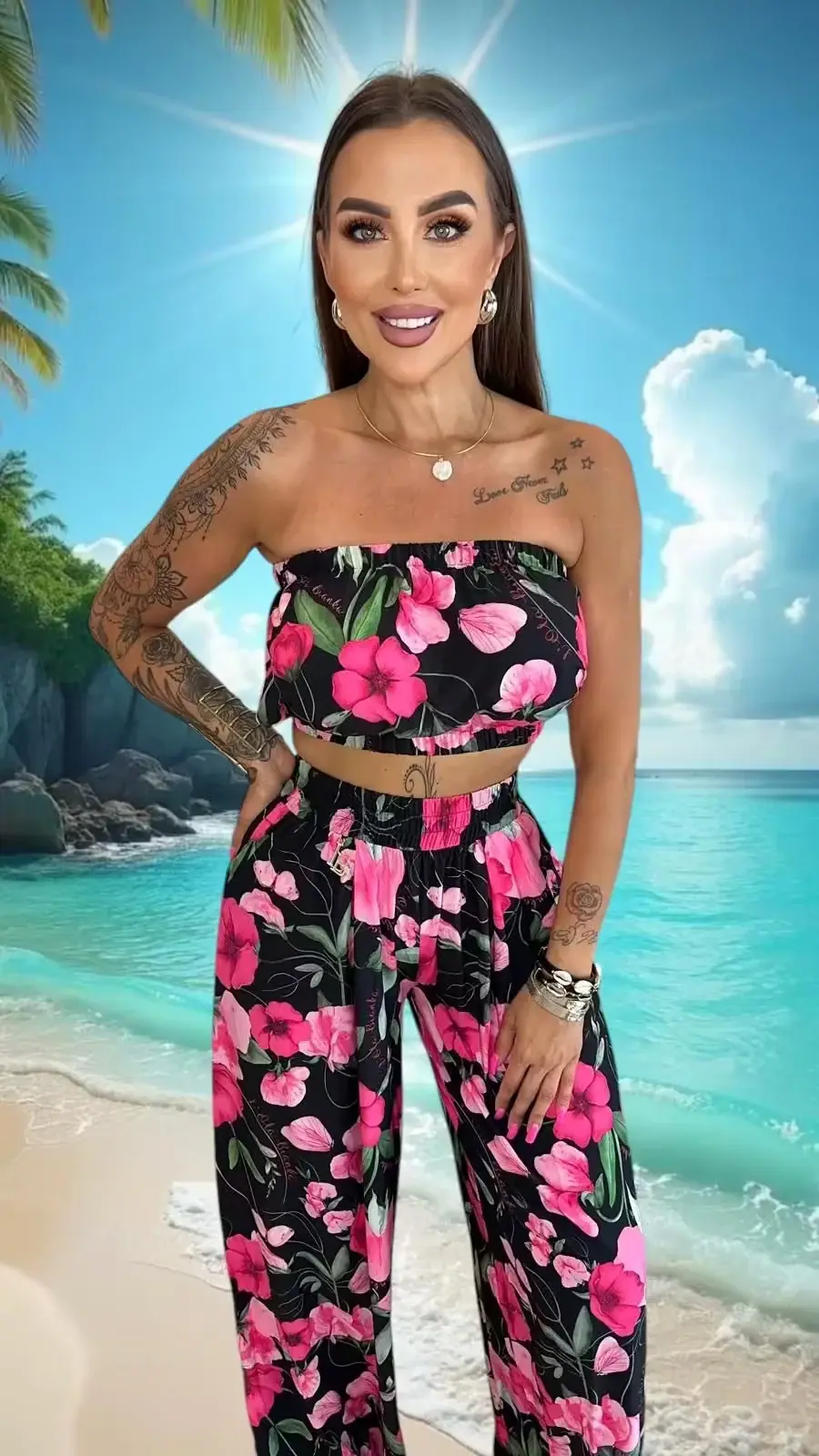 Komplet letni Lola Bianka top spodnie – miniatura 12 z 12