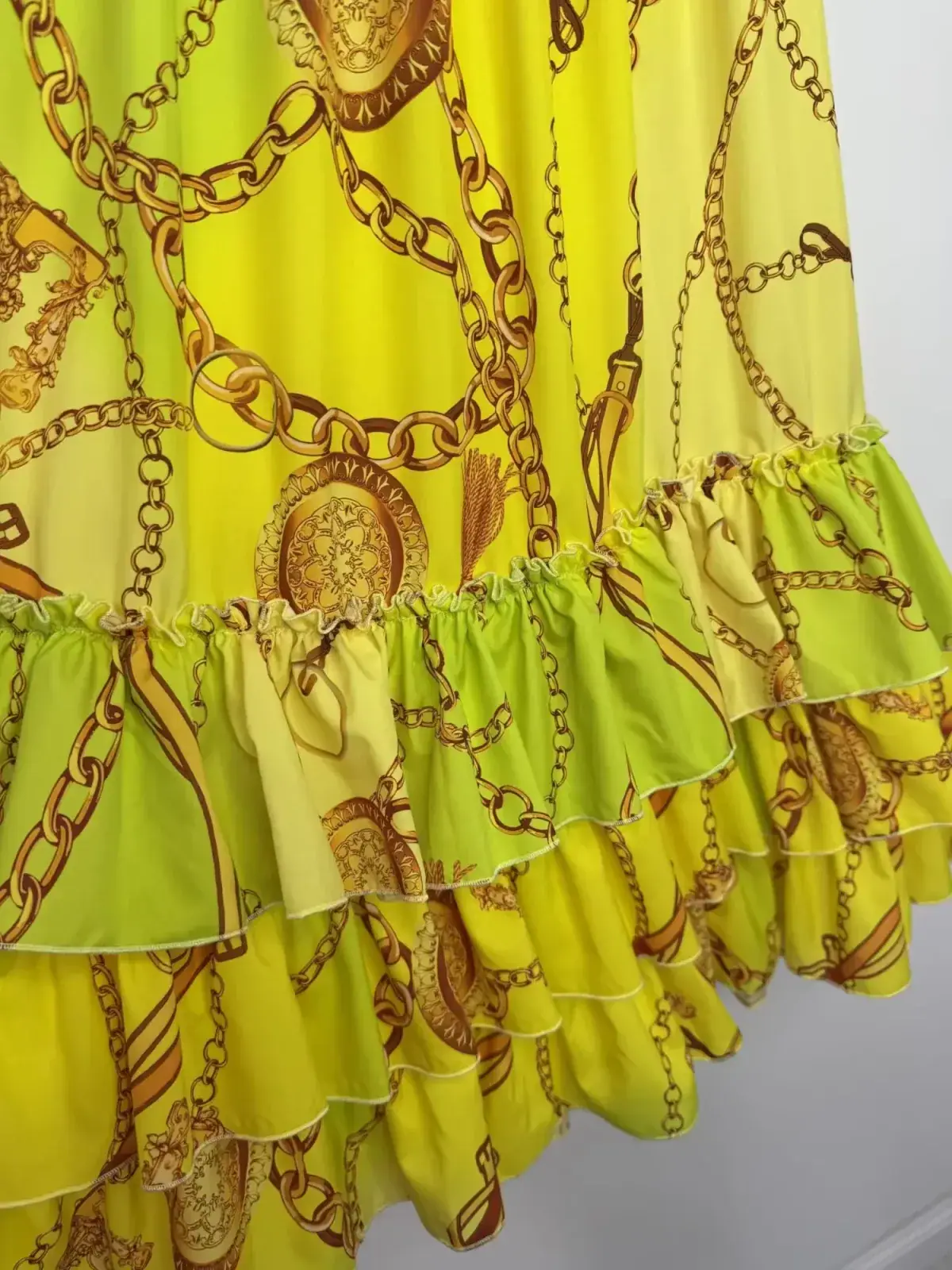 Sukienka Lola Bianka letnia żółta – miniatura 9 z 12