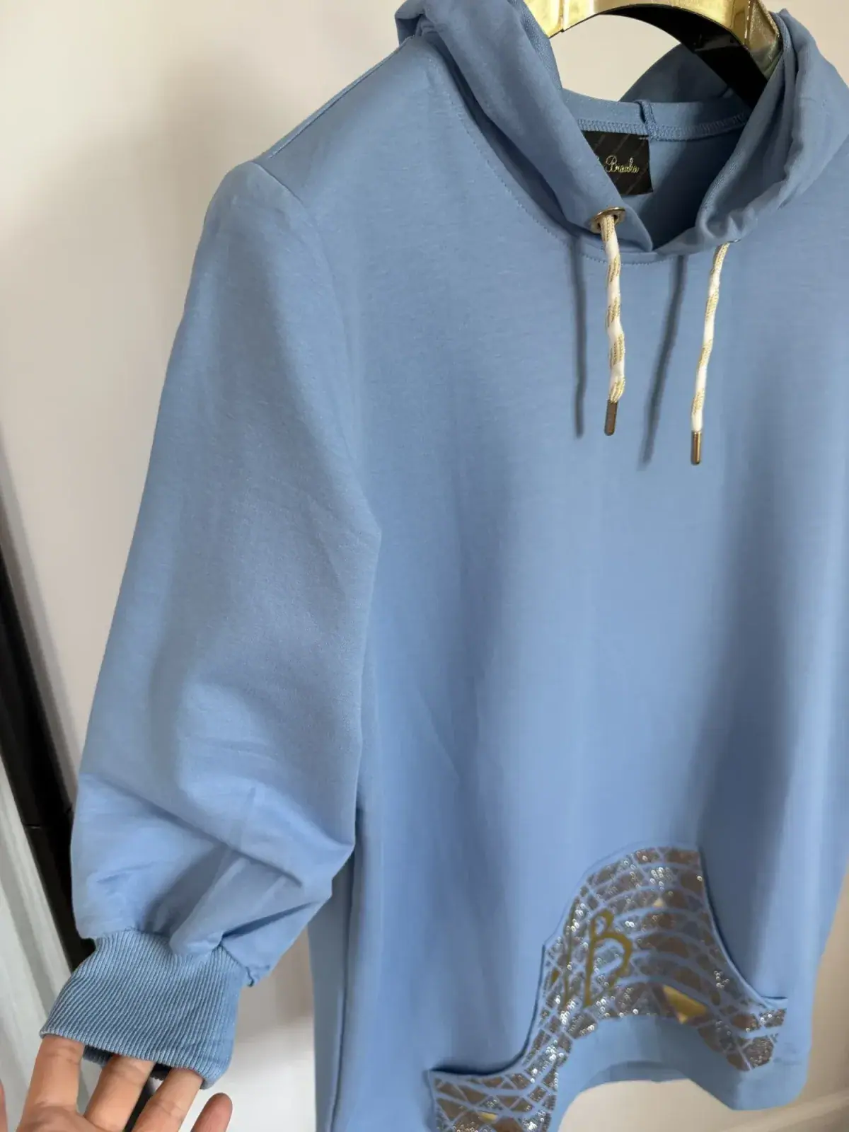Bluza niebieska Lola Bianka tunika – miniatura 9 z 12