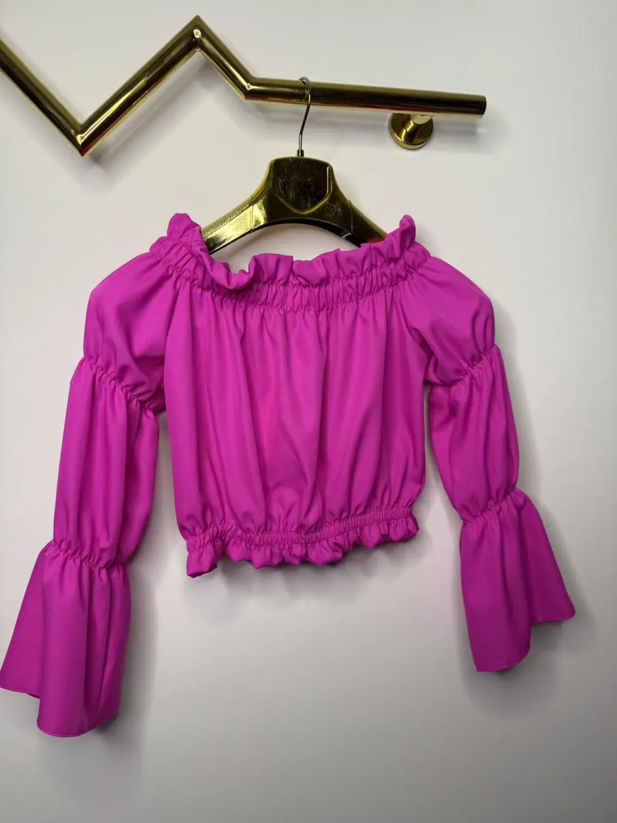 Bluzka hiszpanka Pink Mania Lola Bianka różowa – miniatura 10 z 12