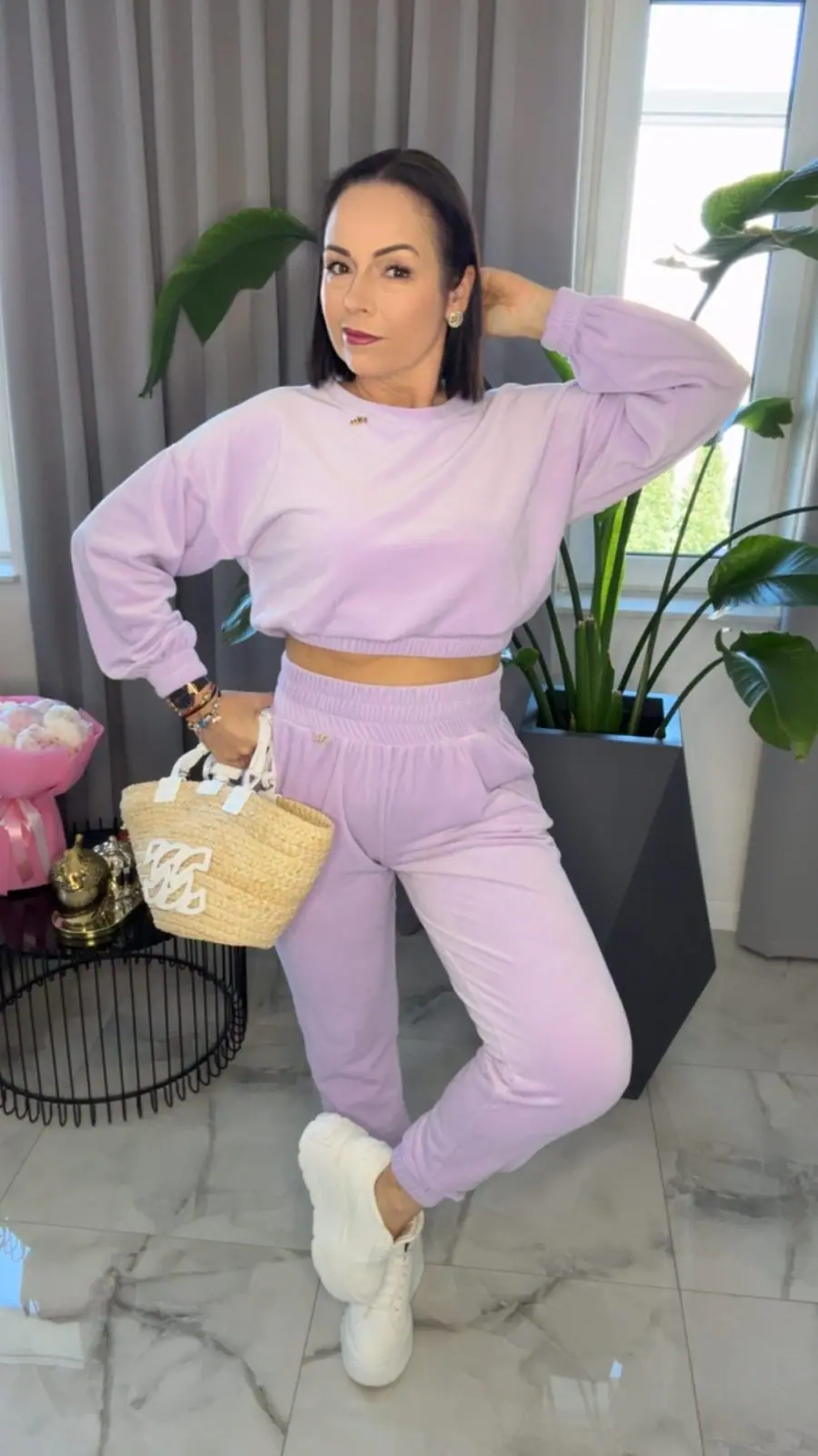 Dres welurowy fioletowy Pink Mania – miniatura 7 z 13