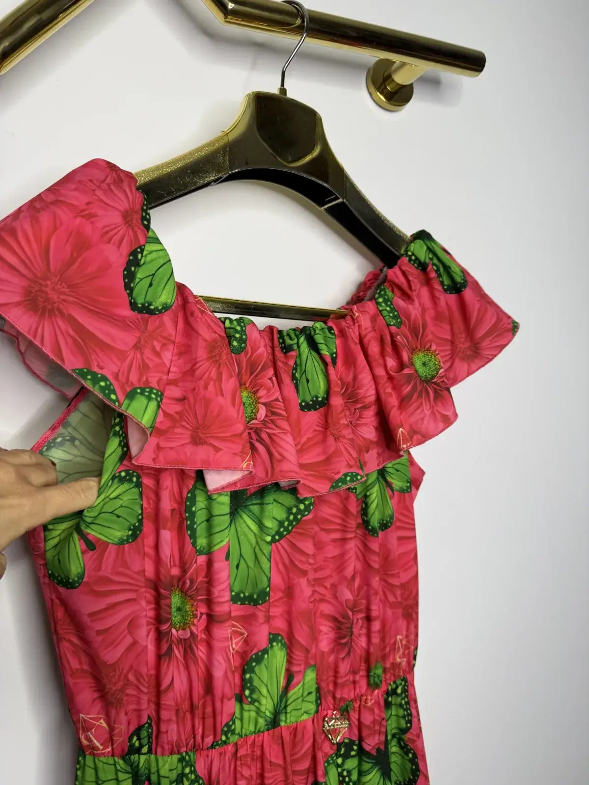 Sukienka Lola Bianka hiszpanka maxi motyle – miniatura 8 z 15