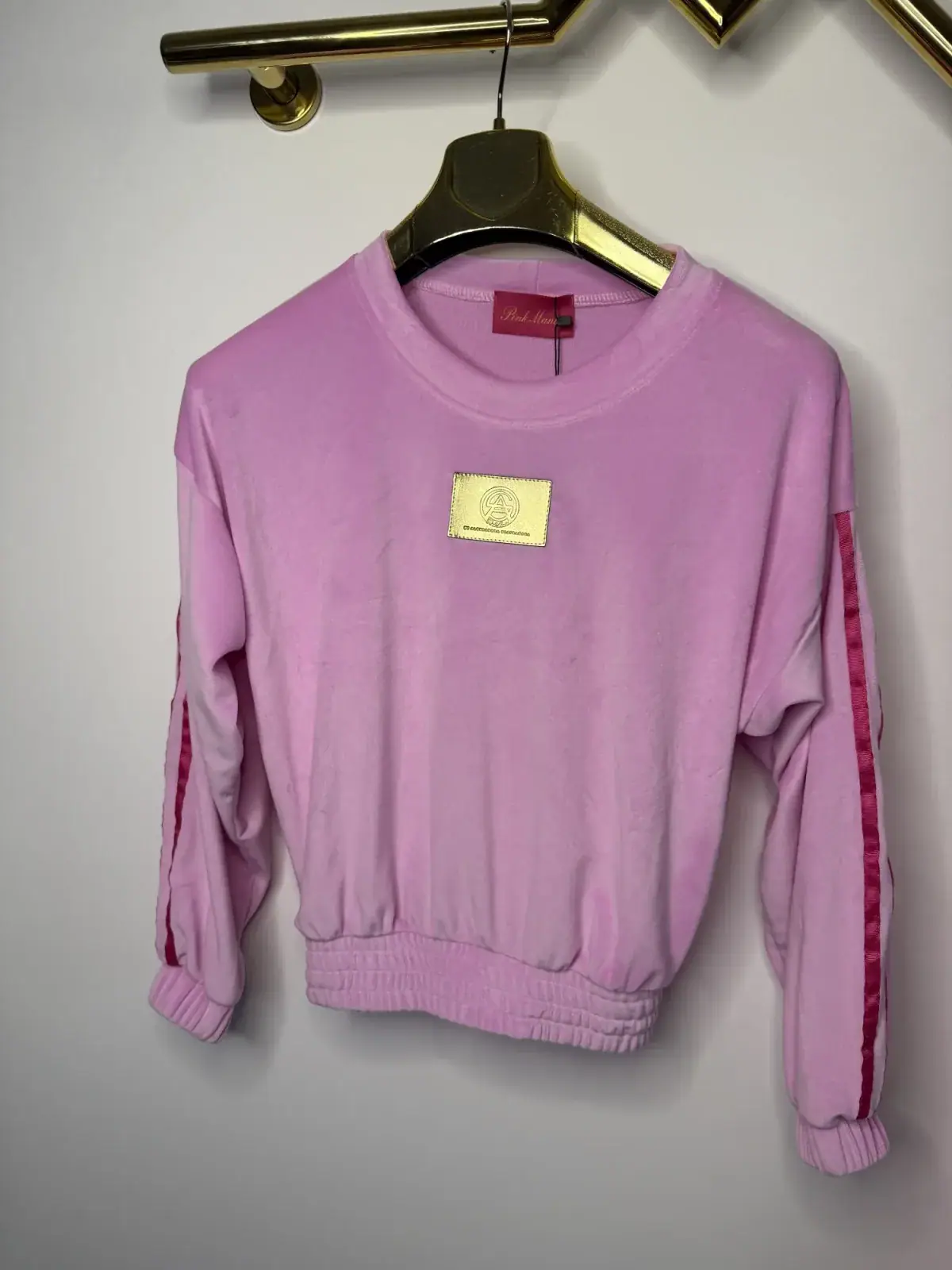 Dres Pink Mania welurowy różowy – miniatura 9 z 11
