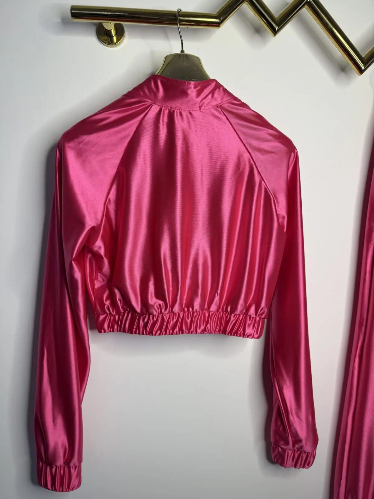 Dres różowy Lola Bianka Pink Mania satynowy – miniatura 12 z 14