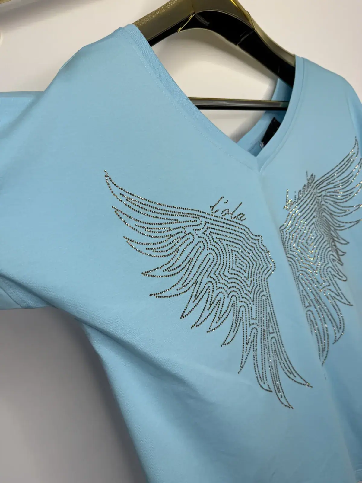 Bluzka Lola Bianka tshirt niebieski – miniatura 8 z 10