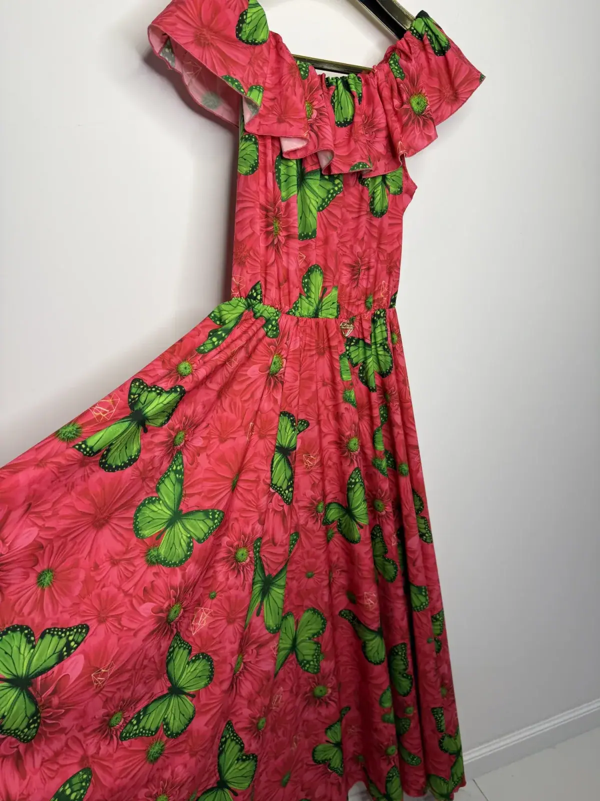Sukienka Lola Bianka hiszpanka maxi motyle – miniatura 10 z 15