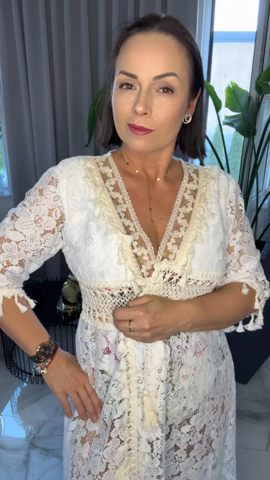 Narzutka plażowa boho piękna i wygodna – miniatura 5 z 13