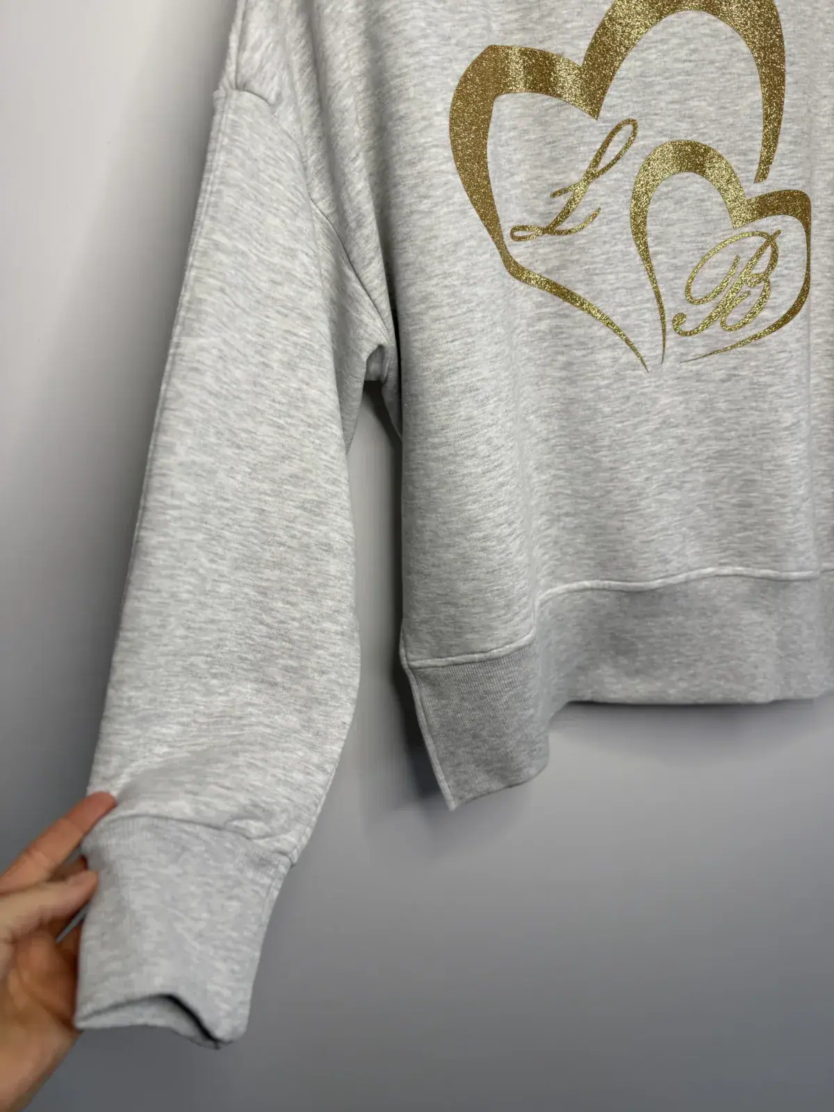 Bluza Lola Bianka szara dresowa – miniatura 7 z 9
