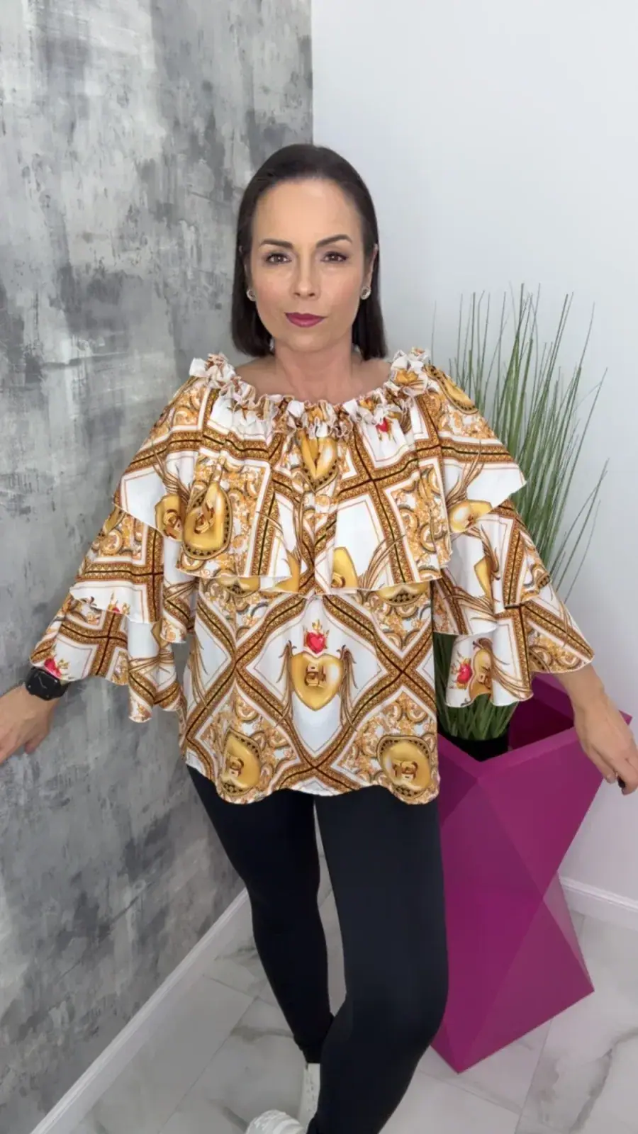 Bluzka Lola Bianka hiszpanka letnia – miniatura 7 z 12