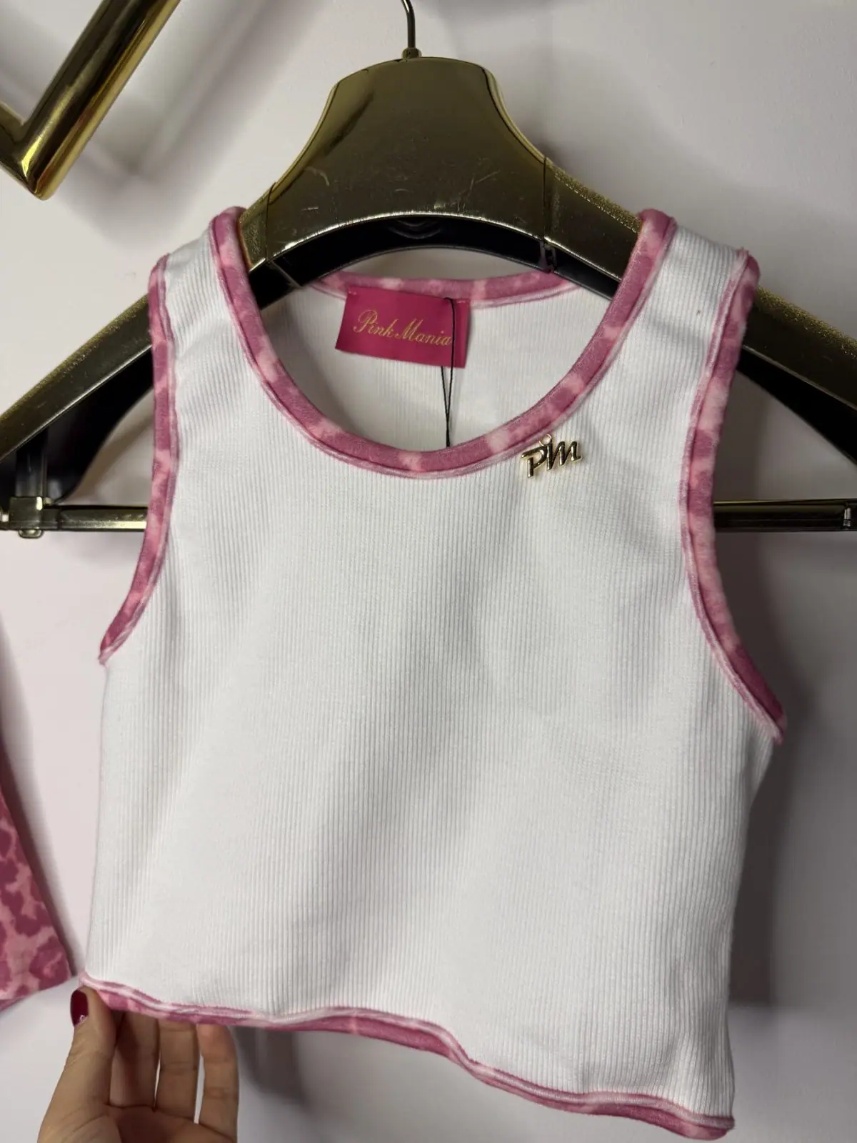 Komplet letni Pink Mania top spodenki – miniatura 10 z 10