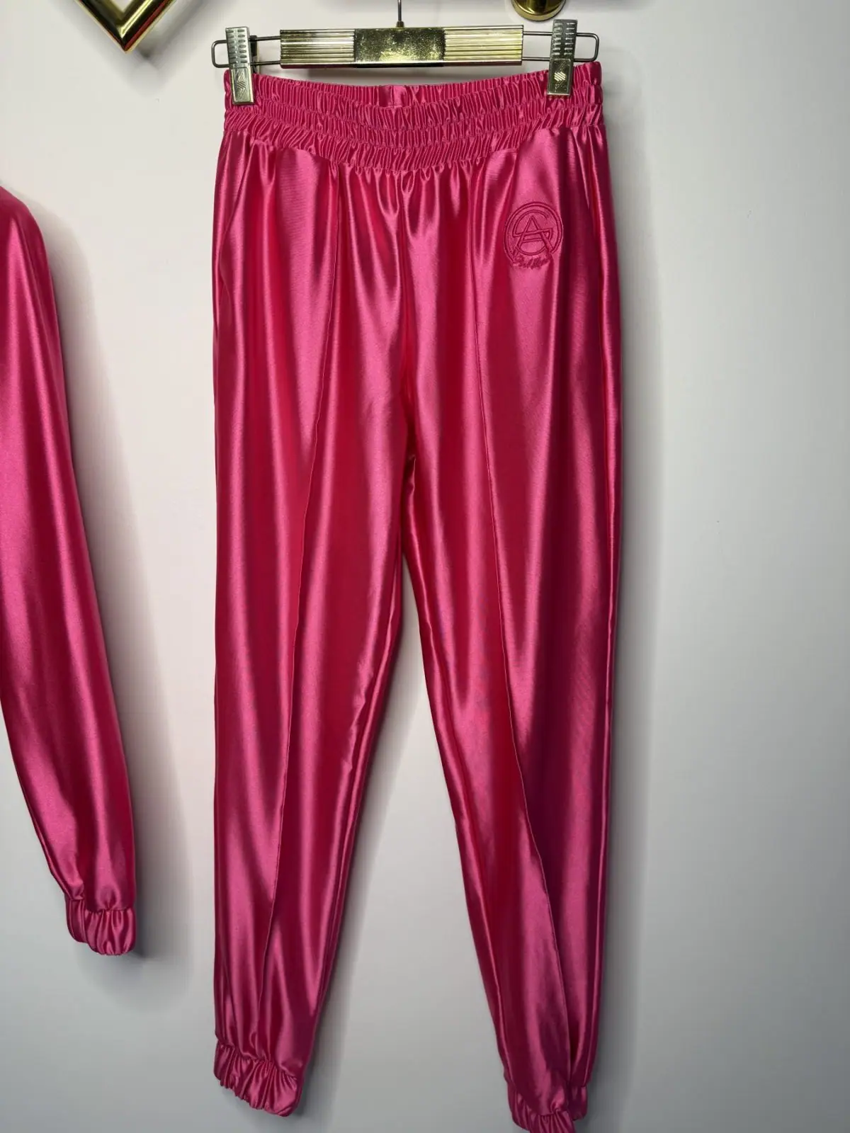 Dres różowy Lola Bianka Pink Mania satynowy – miniatura 11 z 14