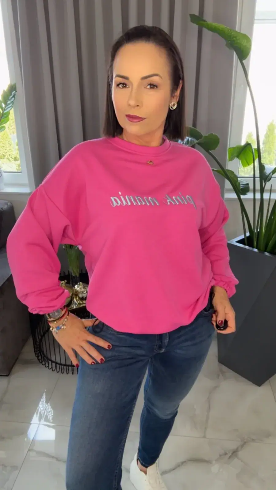 Bluza Pink Mania różowa – miniatura 7 z 12