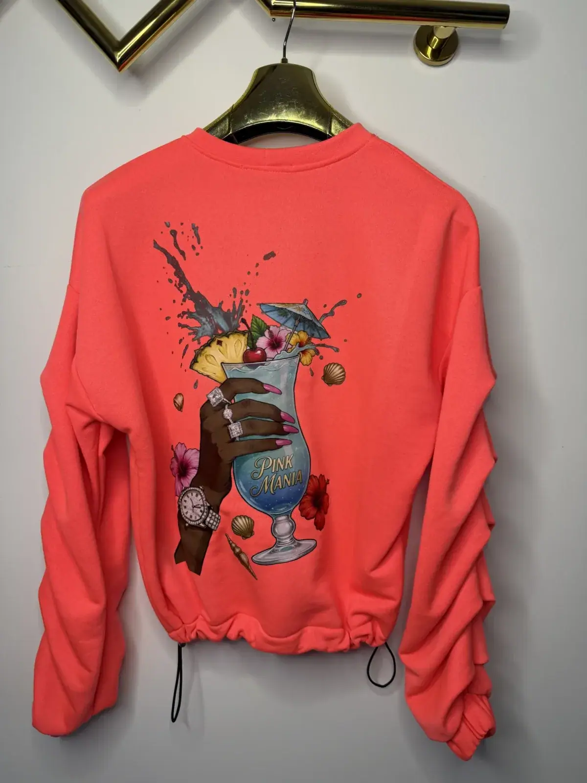 Bluza Pink Mania neon pomarańcz – miniatura 11 z 15