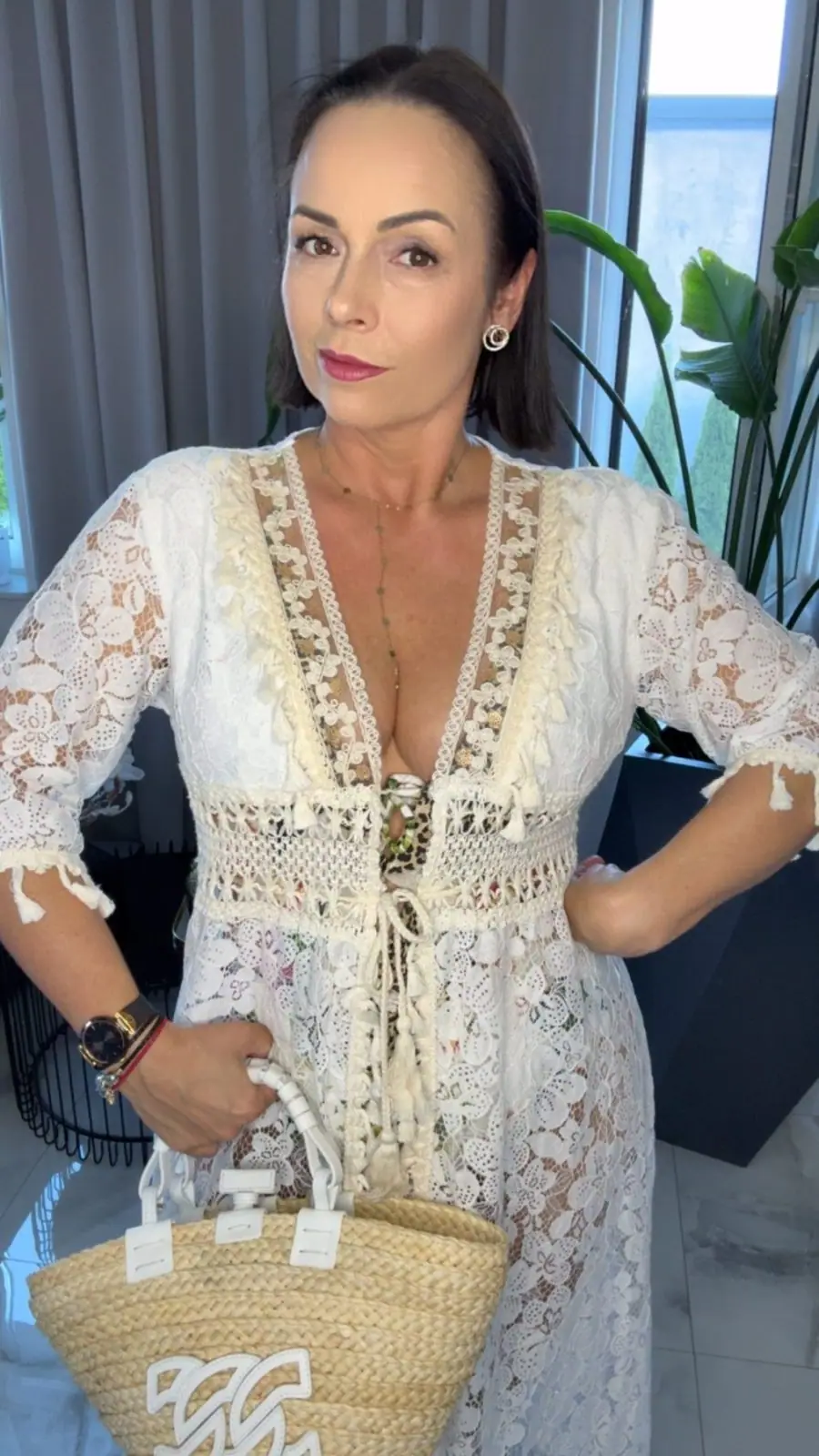 Narzutka plażowa boho piękna i wygodna – miniatura 3 z 13