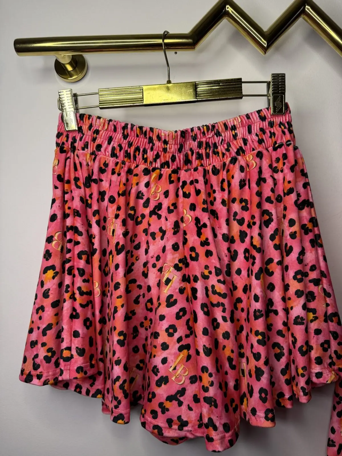 Dres welurowy Lola Bianka różowy bluza spodenki – miniatura 10 z 12