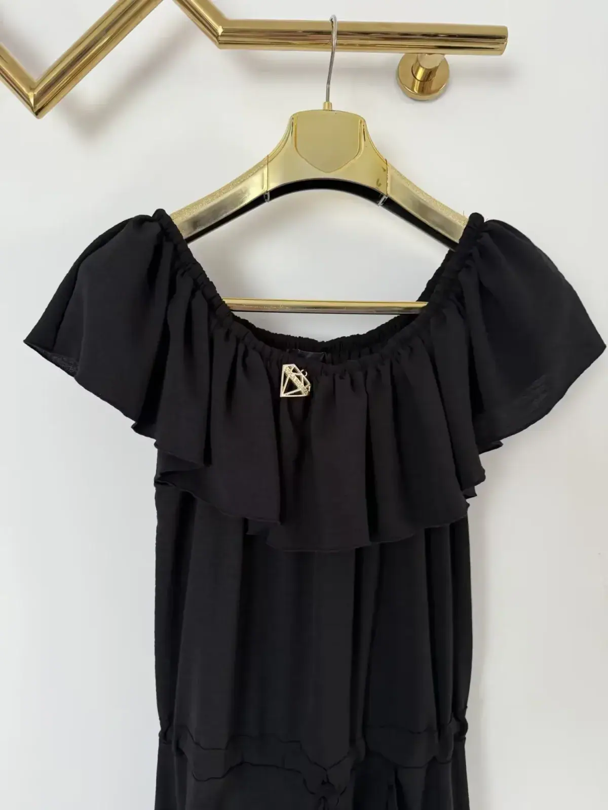 Sukienka Lola Bianka czarna hiszpanka maxi – miniatura 10 z 17