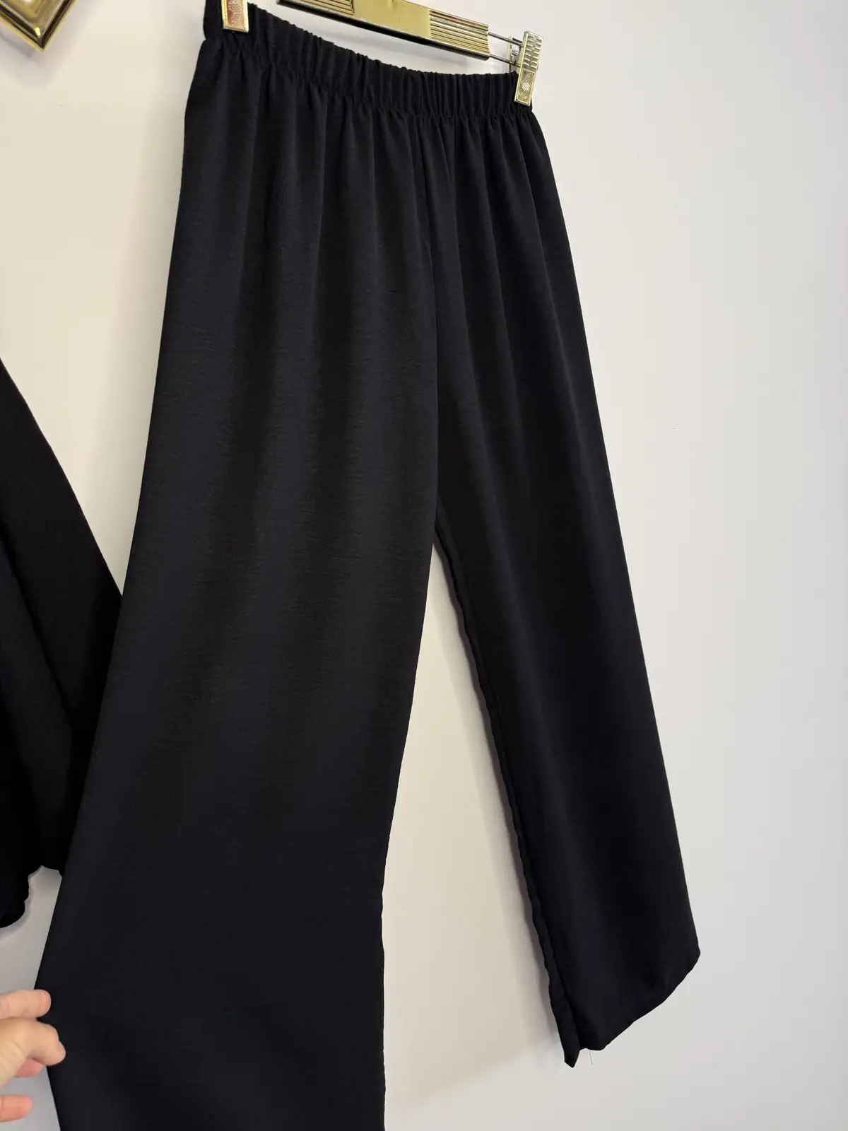 Komplet czarny elegancki dres piękny – miniatura 11 z 12