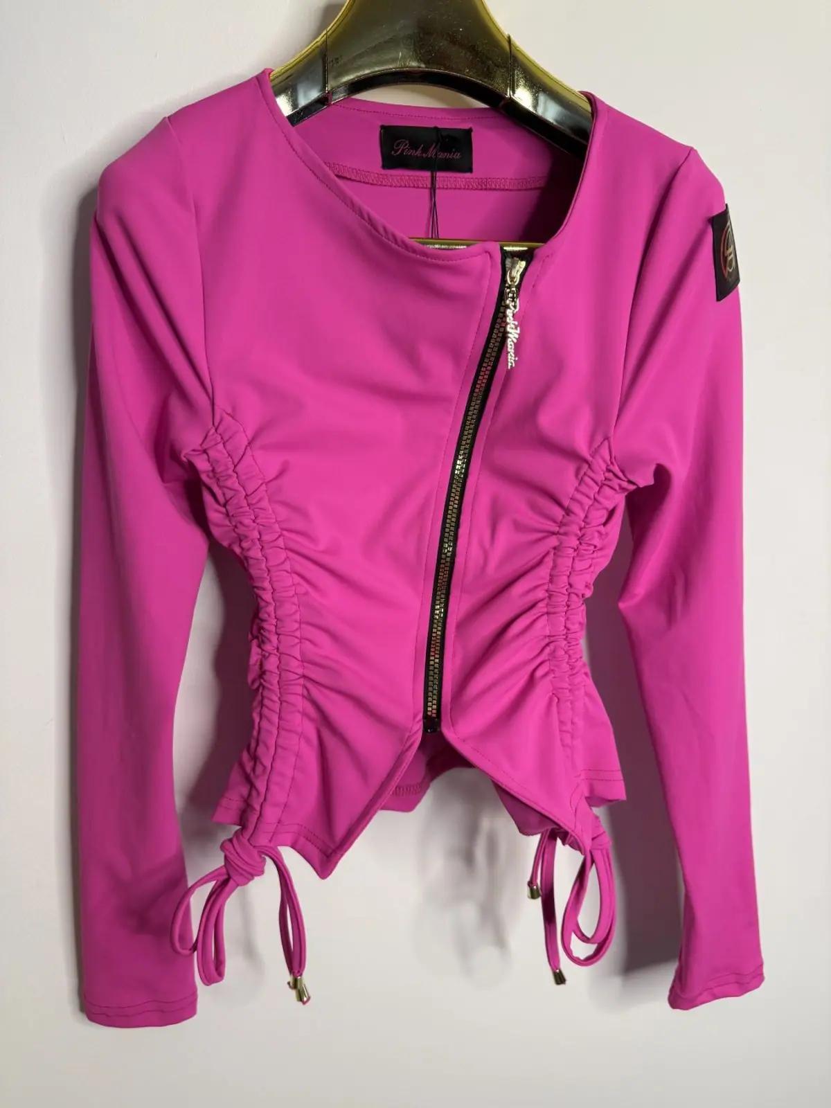 Komplet różowy Pink Mania bluzka leginsy piękny zestaw – miniatura 13 z 14