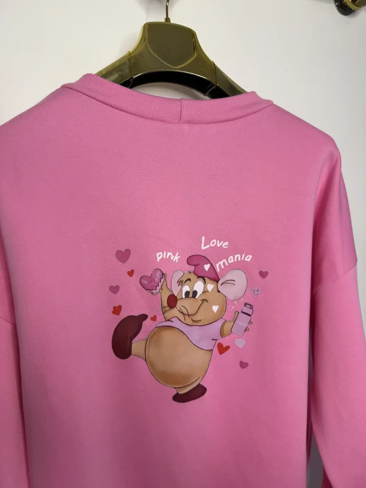 Bluza Pink Mania różowa cieplutka długa – miniatura 10 z 11