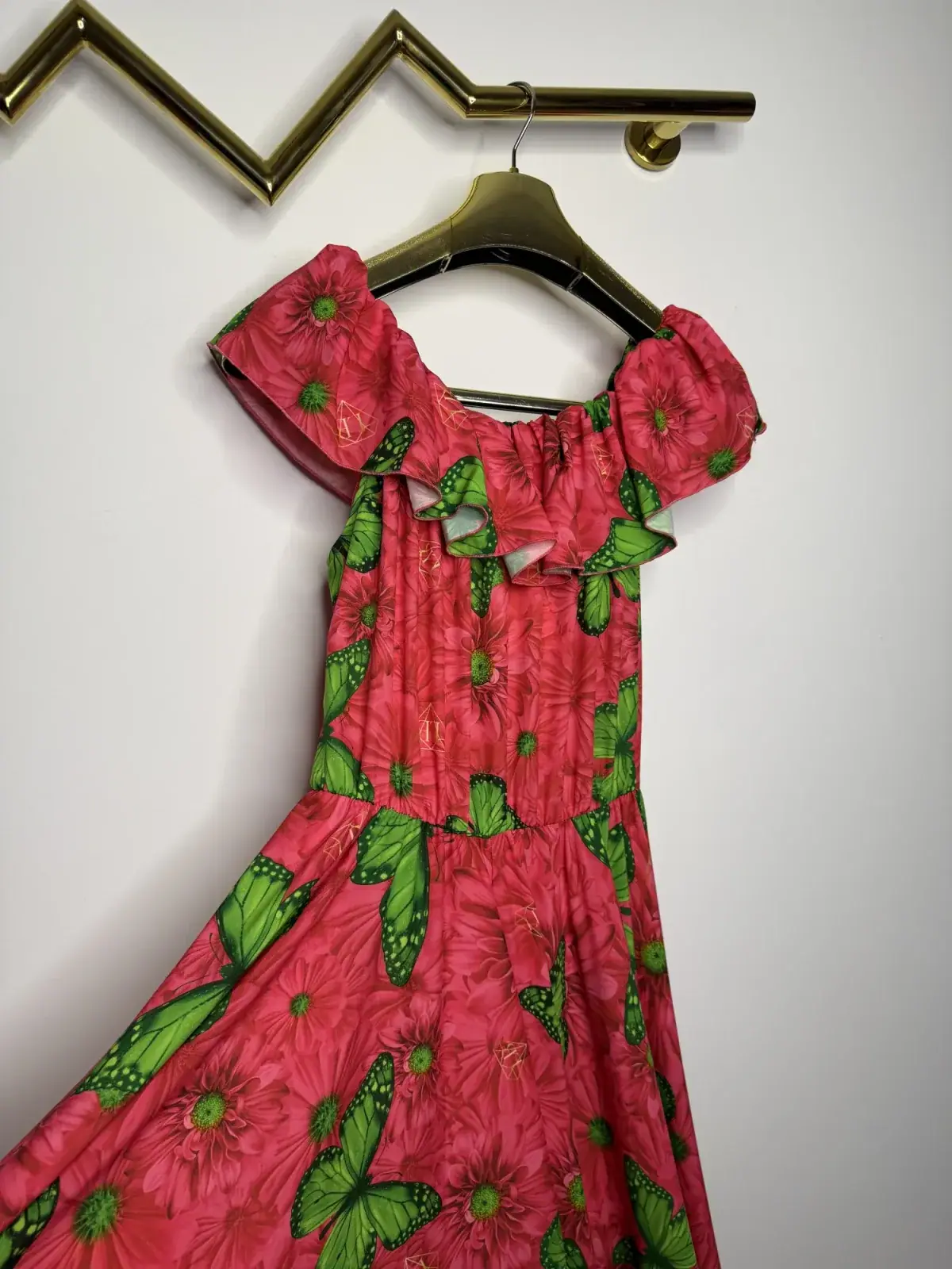Sukienka Lola Bianka hiszpanka maxi motyle – miniatura 13 z 15