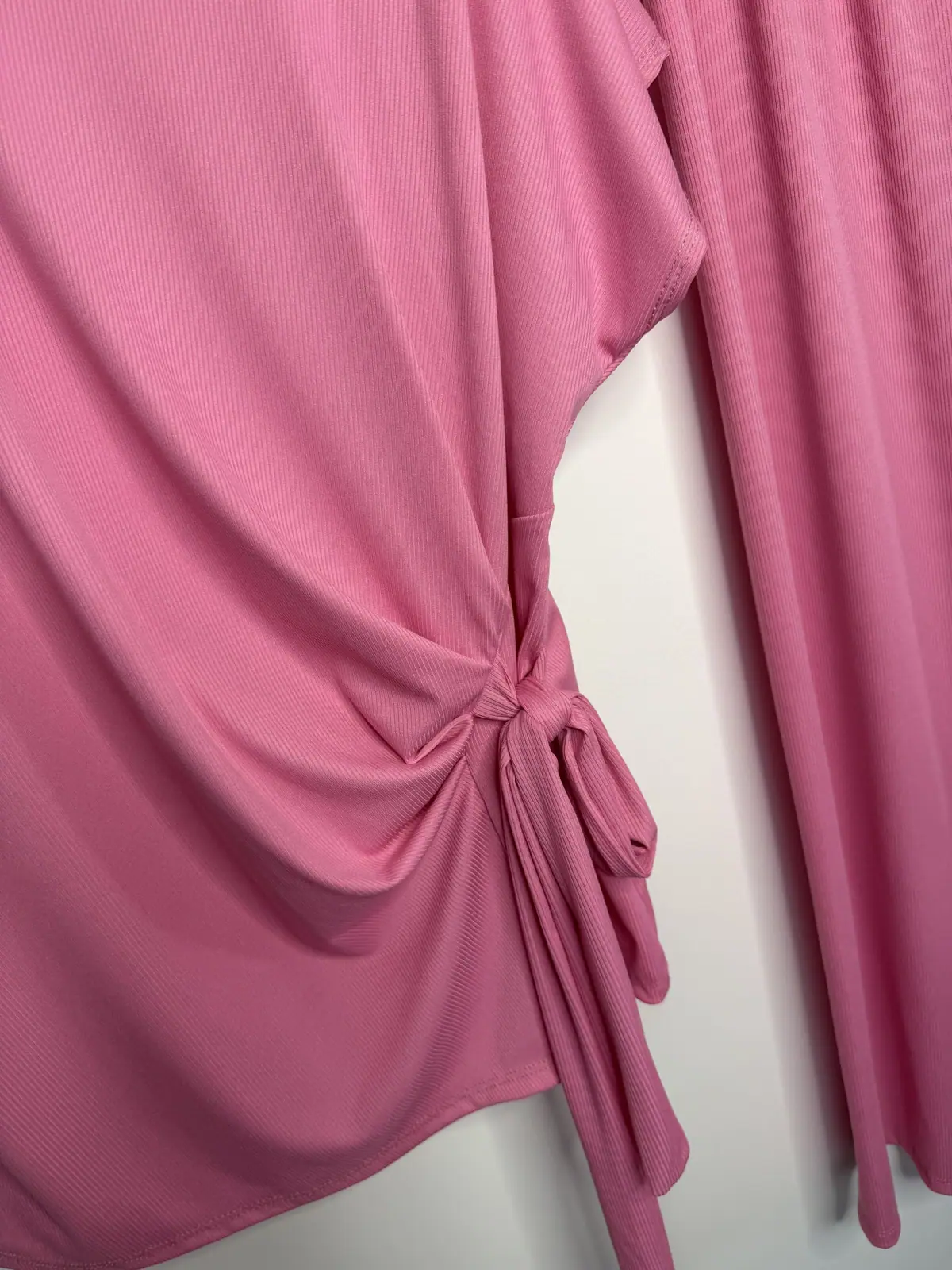 Komplet różowy elegancki dres wygodny – miniatura 9 z 11