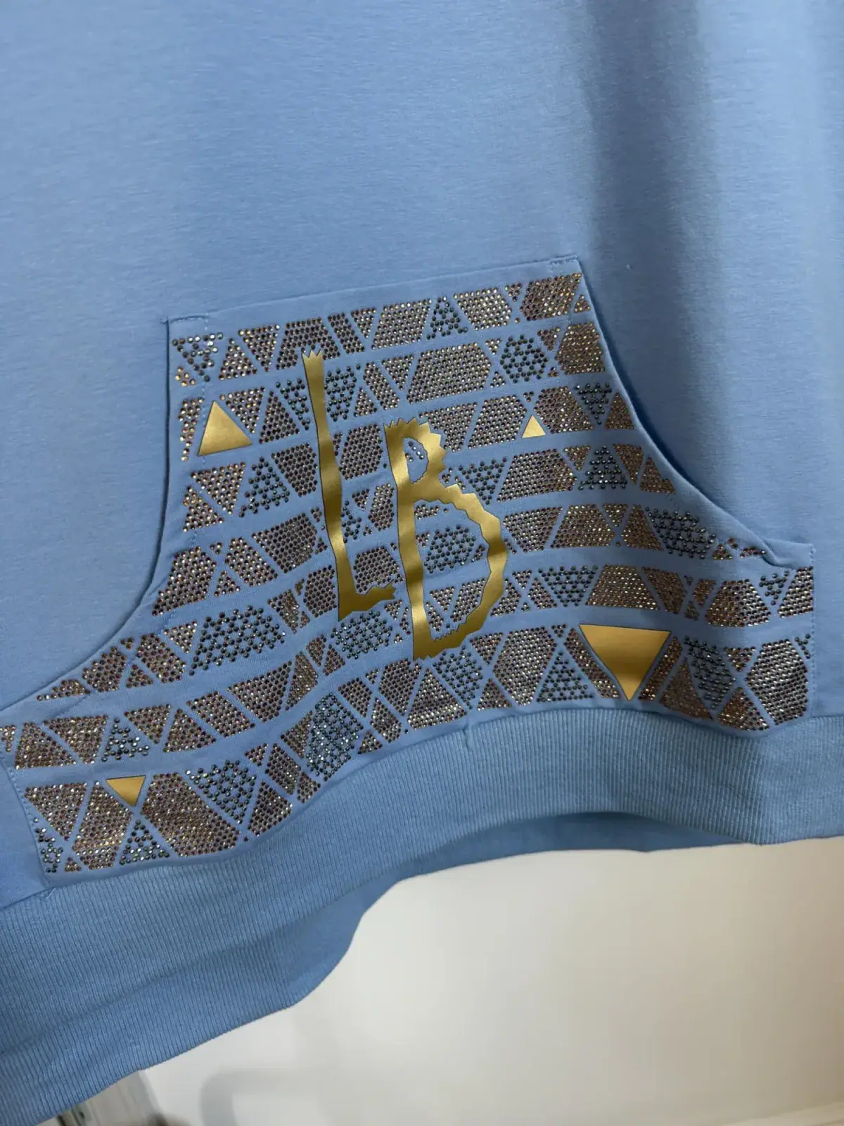 Bluza niebieska Lola Bianka tunika – miniatura 10 z 12