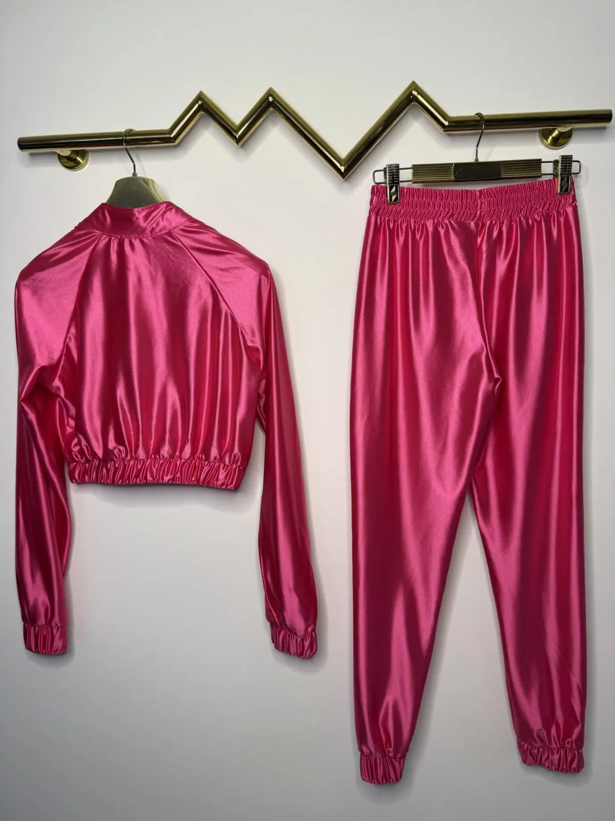 Dres różowy Lola Bianka Pink Mania satynowy – miniatura 13 z 14