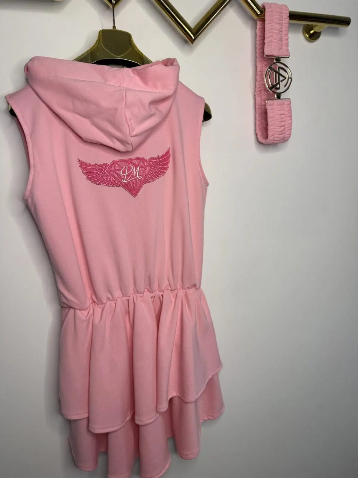 Sukienka różowa bez rękawów Pink Mania – miniatura 8 z 8