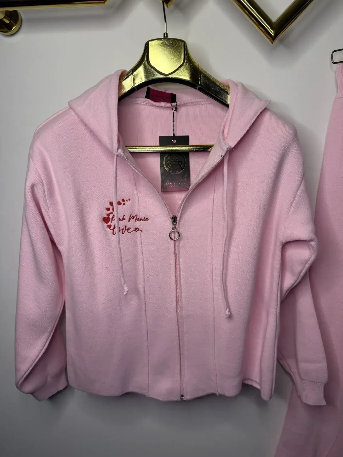 Dres różowy dzianinowy Pink Mania – miniatura 10 z 11