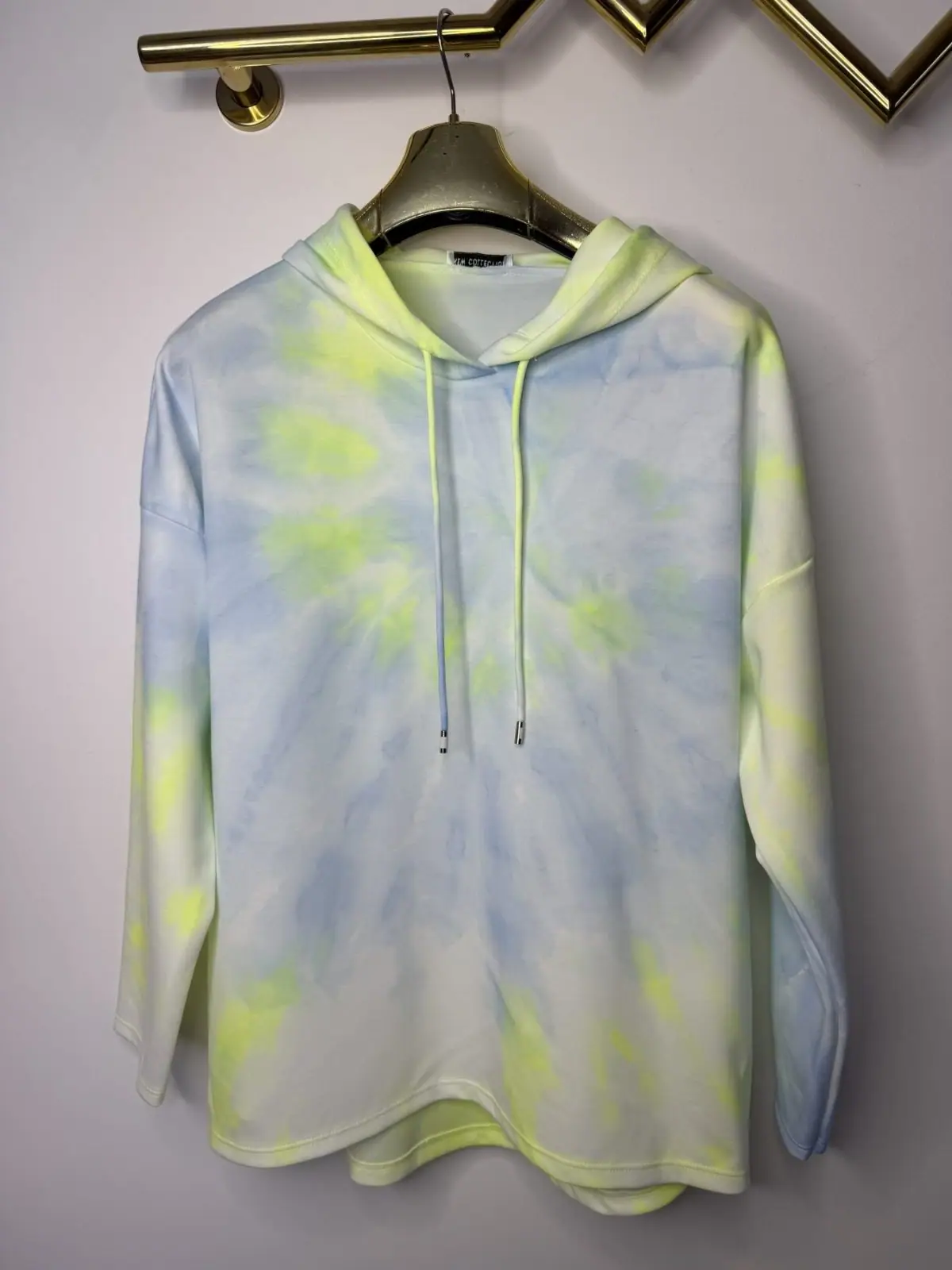 Bluza z kapturem fluo neon – miniatura 6 z 9