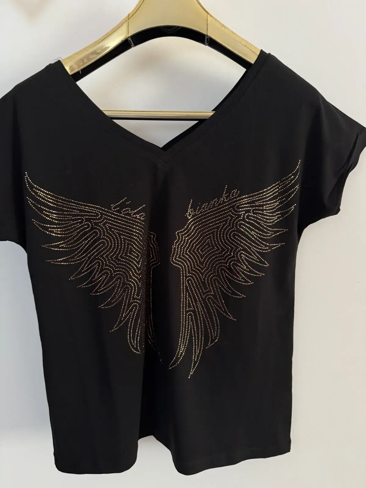 Bluzka Lola Bianka shirt czarny – miniatura 5 z 9