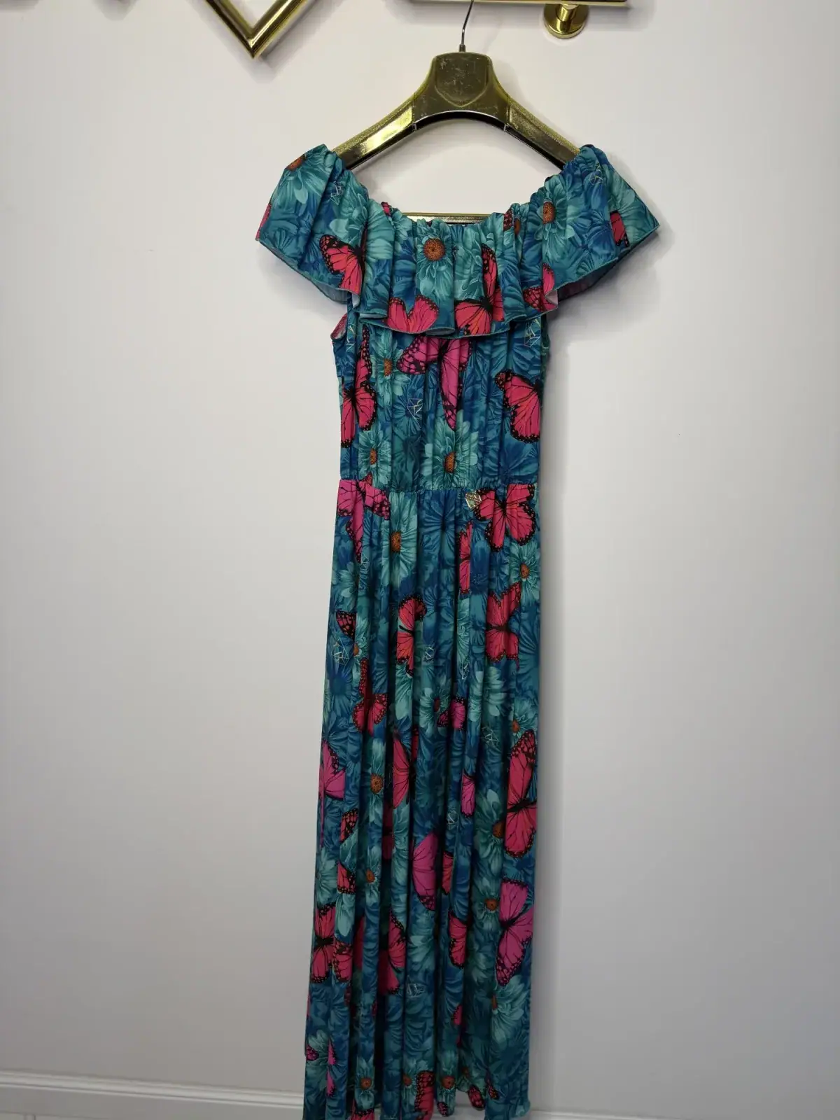 Sukienka Lola Bianka hiszpanka maxi motyle SALE – miniatura 13 z 14