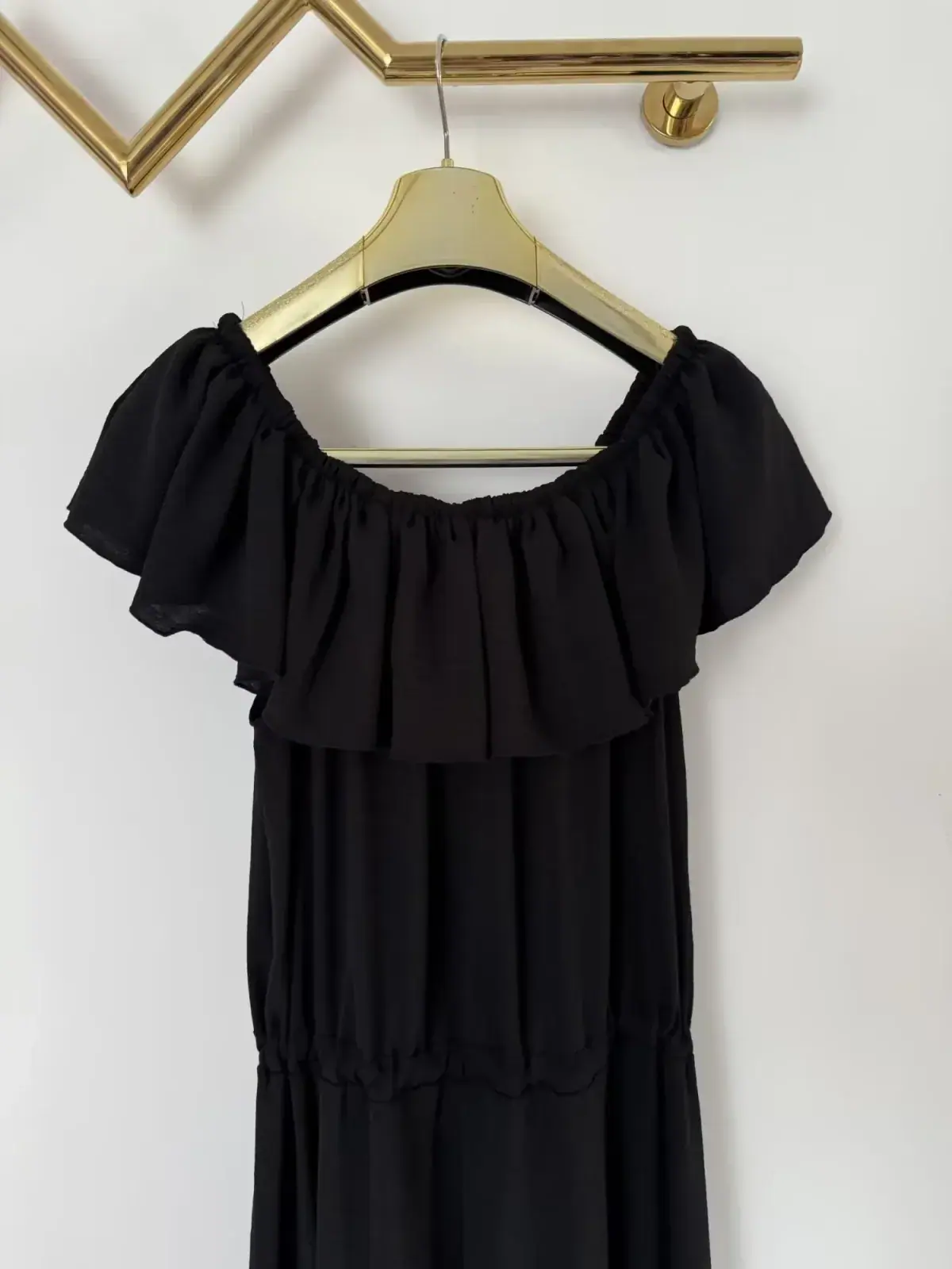 Sukienka Lola Bianka czarna hiszpanka maxi – miniatura 15 z 17