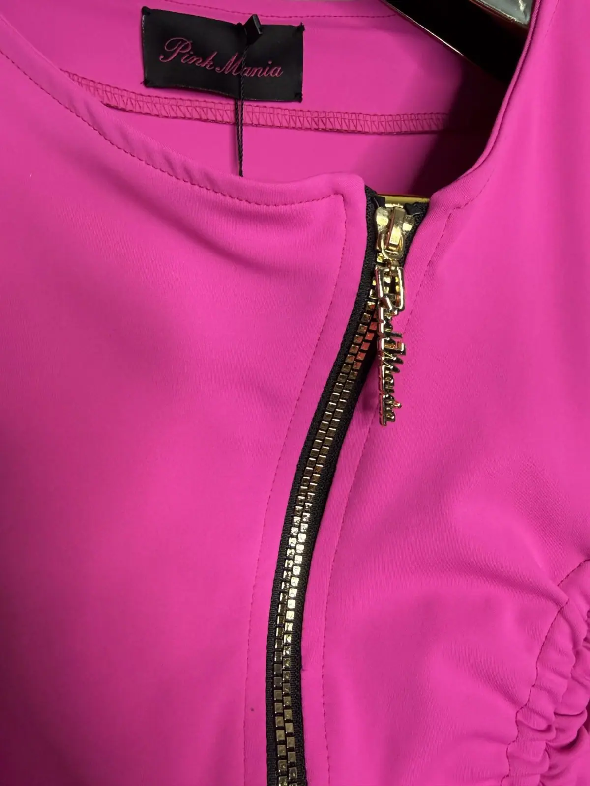 Komplet różowy Pink Mania bluzka leginsy piękny zestaw – miniatura 14 z 14