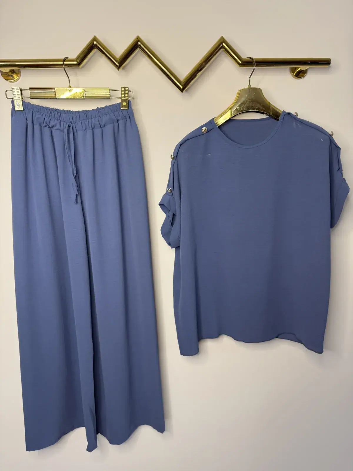 Komplet niebieski elegancki dres – miniatura 9 z 12