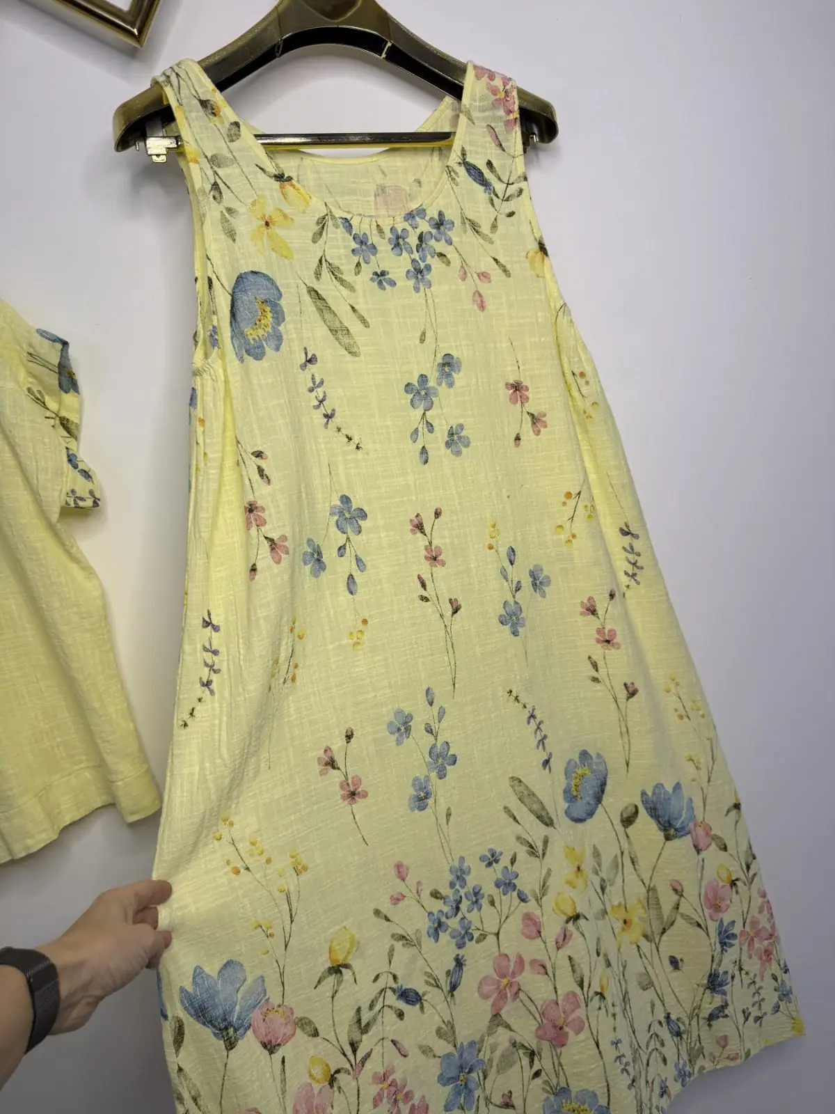 Komplet letni bawełniany sukienka i koszula – miniatura 11 z 14