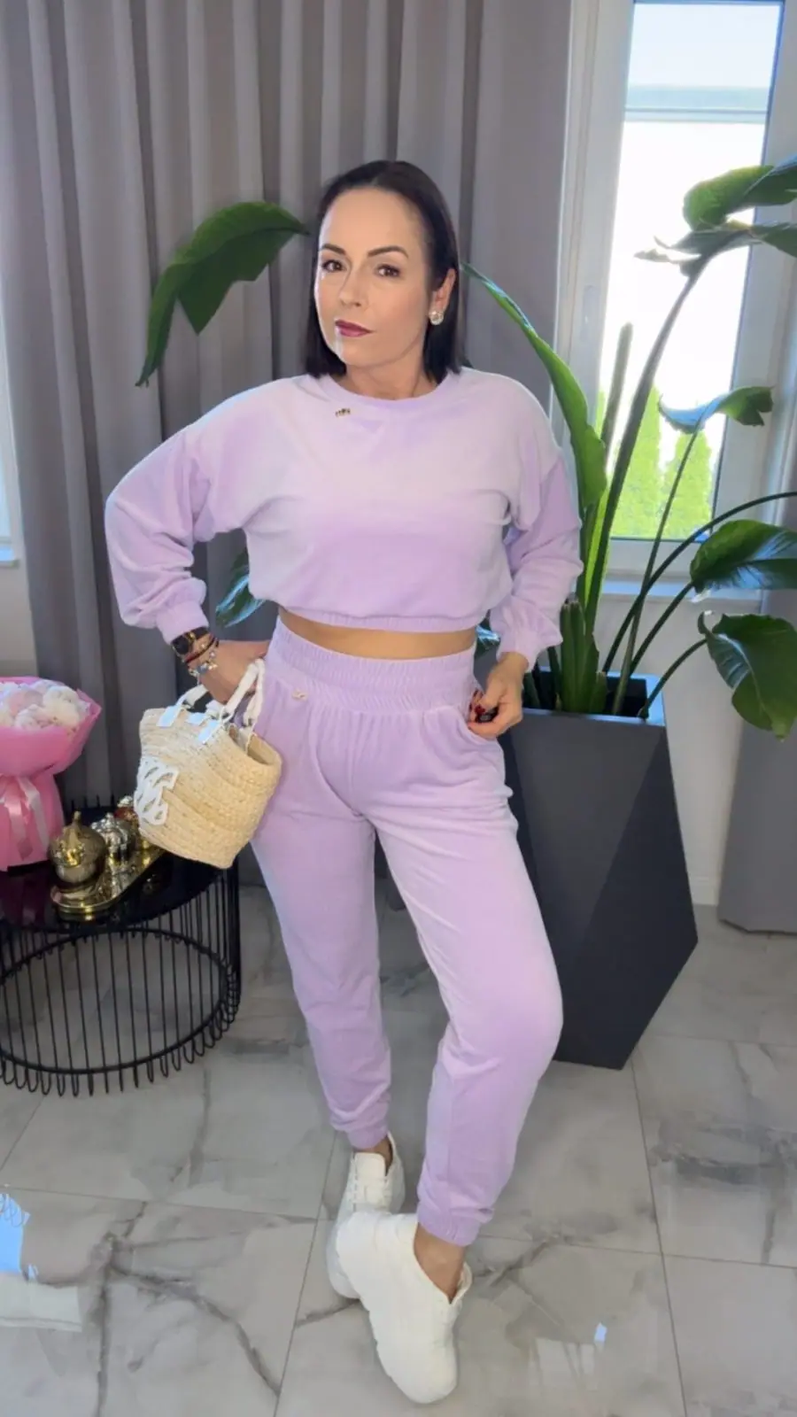 Dres welurowy fioletowy Pink Mania – miniatura 8 z 13