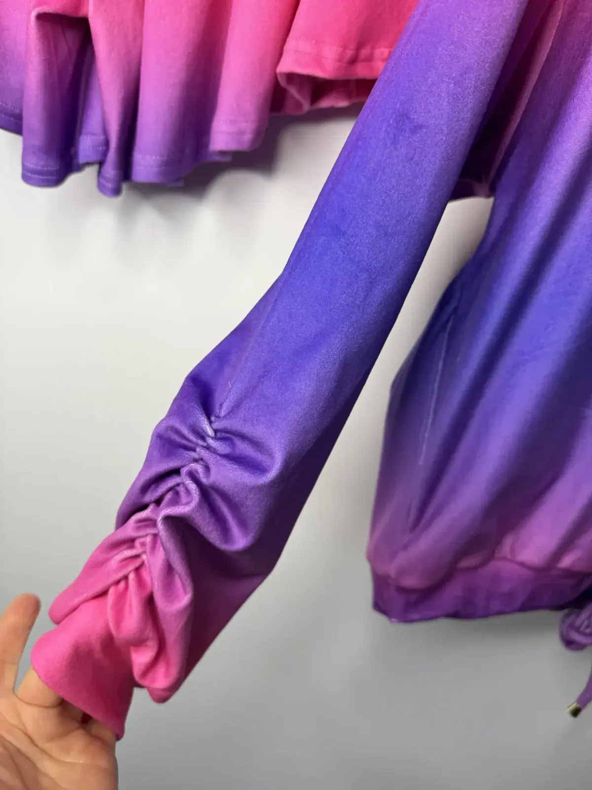 Dres Lola Bianka welurowy różowy – miniatura 7 z 7