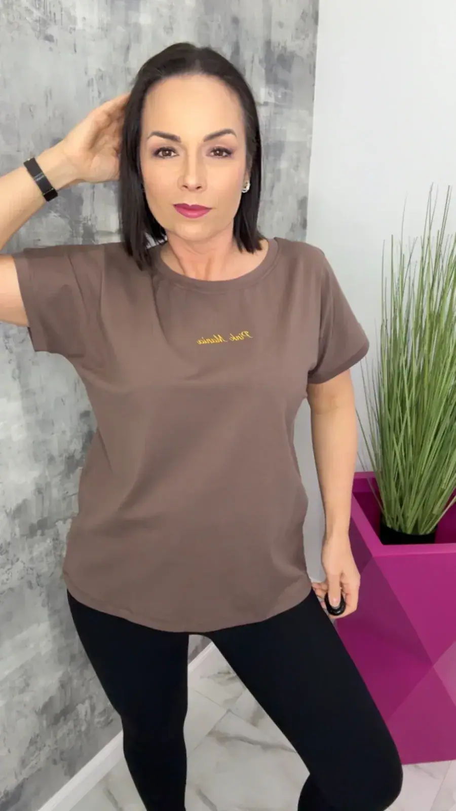 Bluzka Lola Bianka tshirt Pink Mania – miniatura 4 z 6
