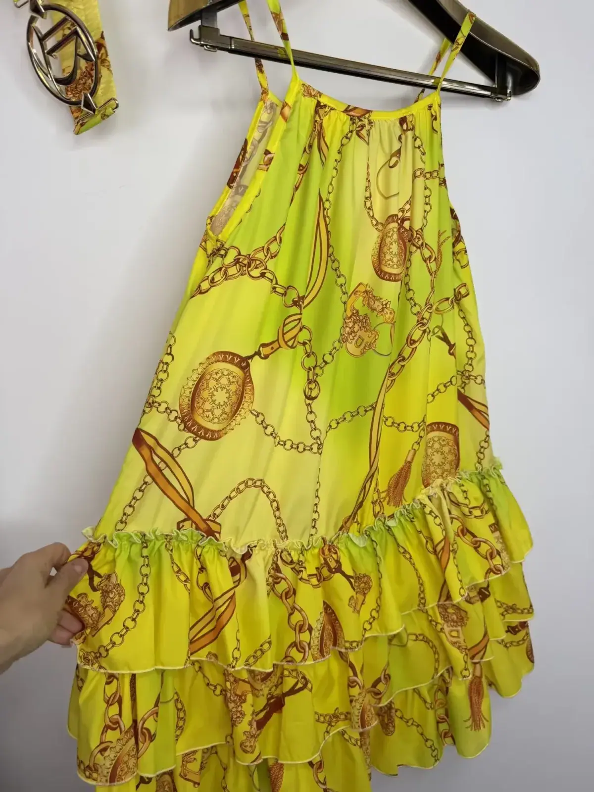 Sukienka Lola Bianka letnia żółta – miniatura 10 z 12