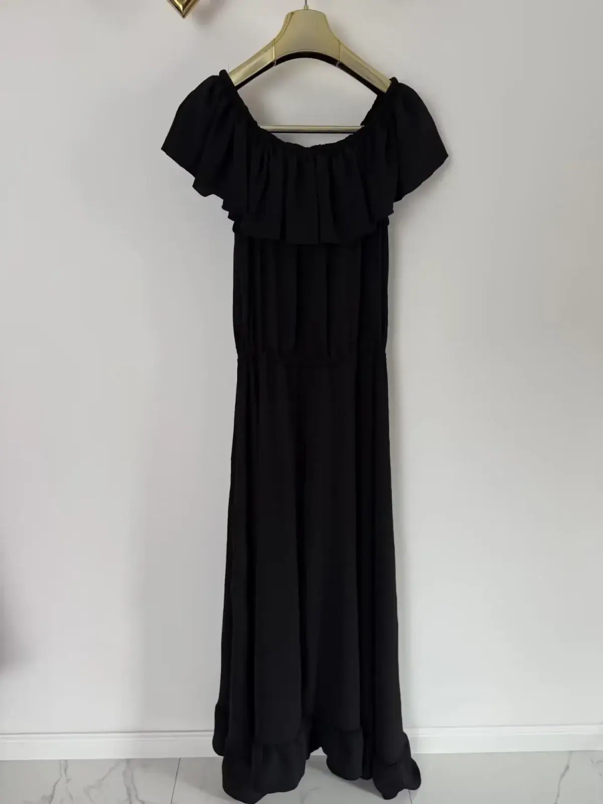 Sukienka Lola Bianka czarna hiszpanka maxi – miniatura 14 z 17