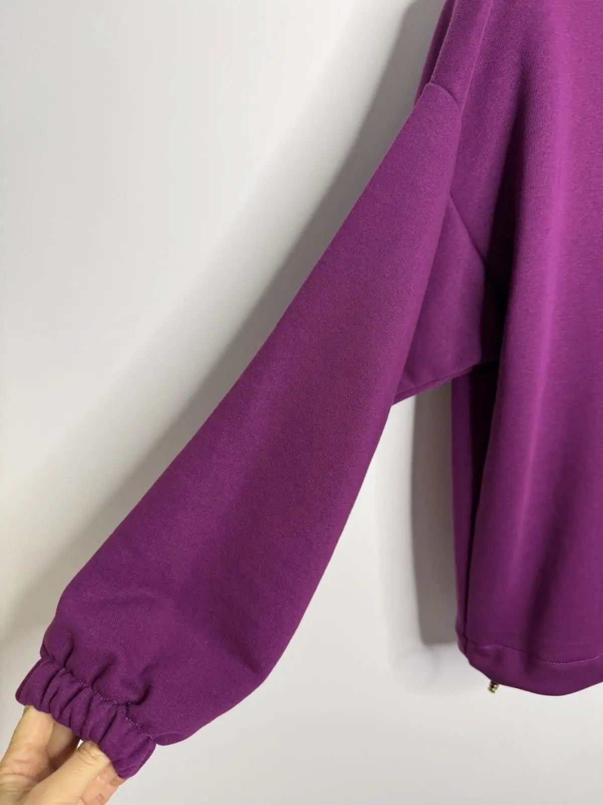 Bluza Pink Mania fioletowa z kapturem – miniatura 10 z 14