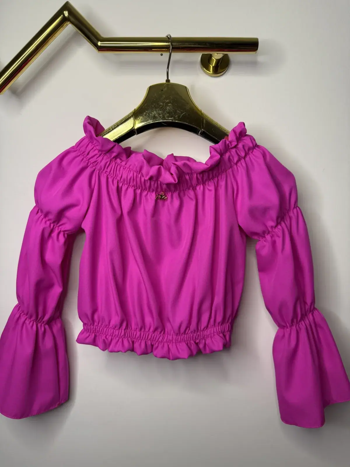 Bluzka hiszpanka Pink Mania Lola Bianka różowa – miniatura 8 z 12