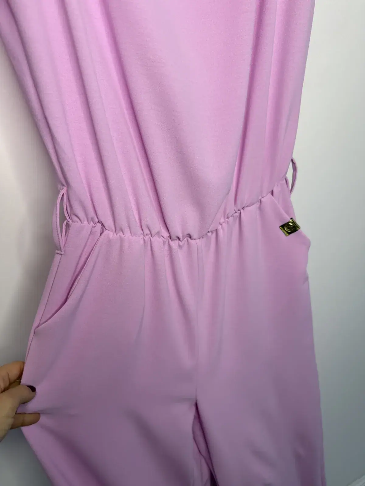Kombinezon różowy elegancki Pink Mania – miniatura 7 z 9