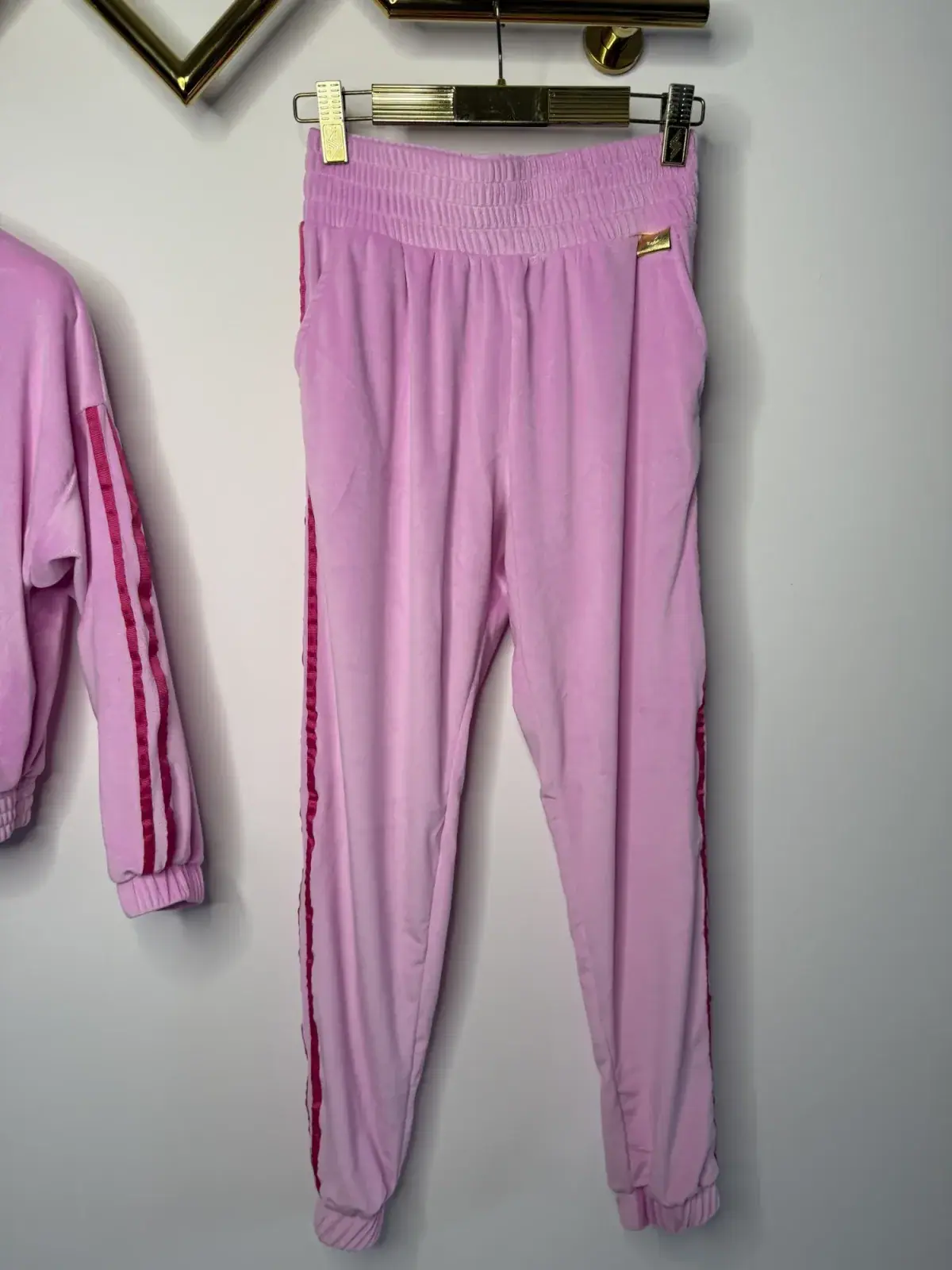 Dres Pink Mania welurowy różowy – miniatura 10 z 11