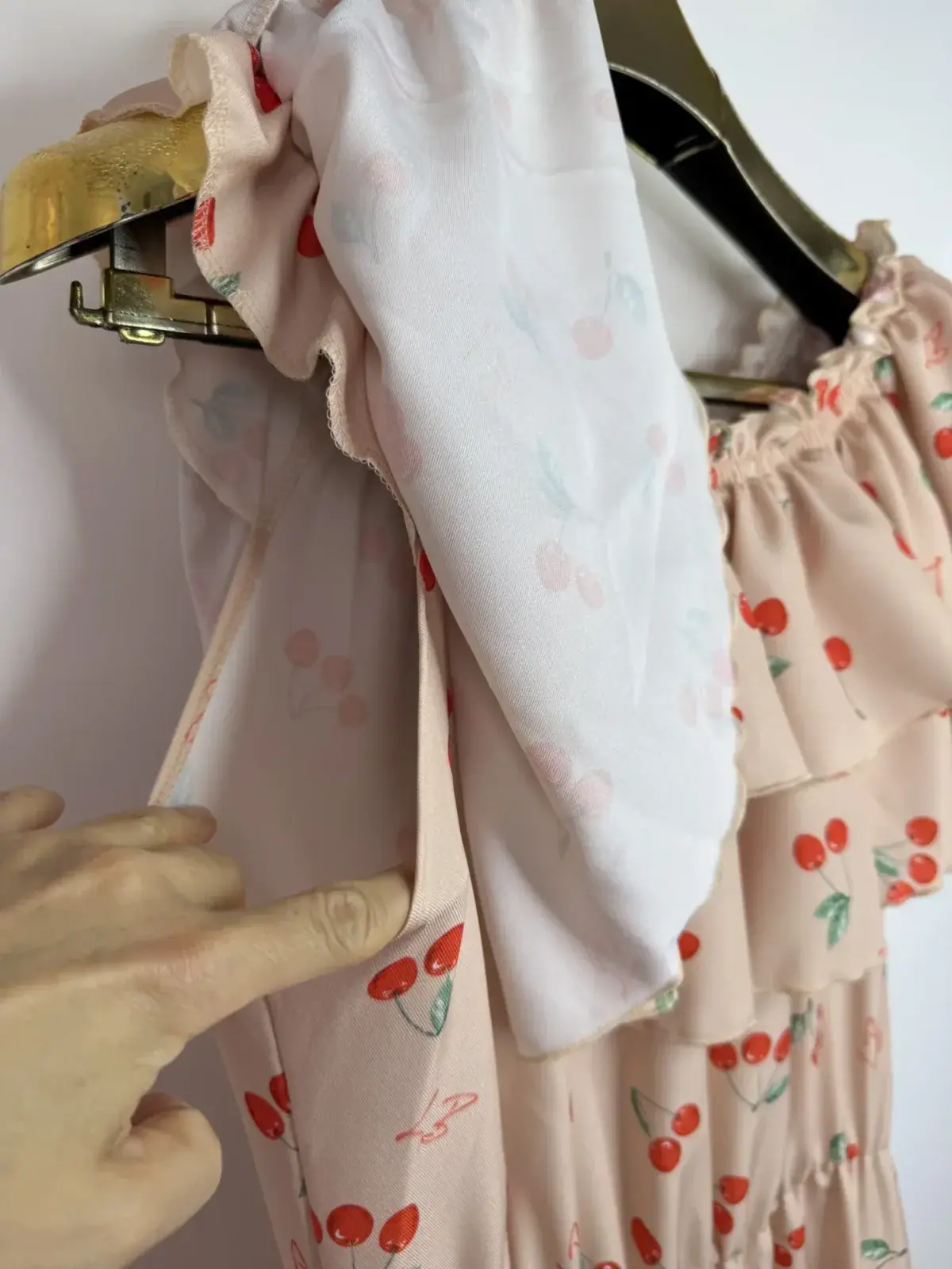 Sukienka Lola Bianka hiszpanka beżowa – miniatura 11 z 15