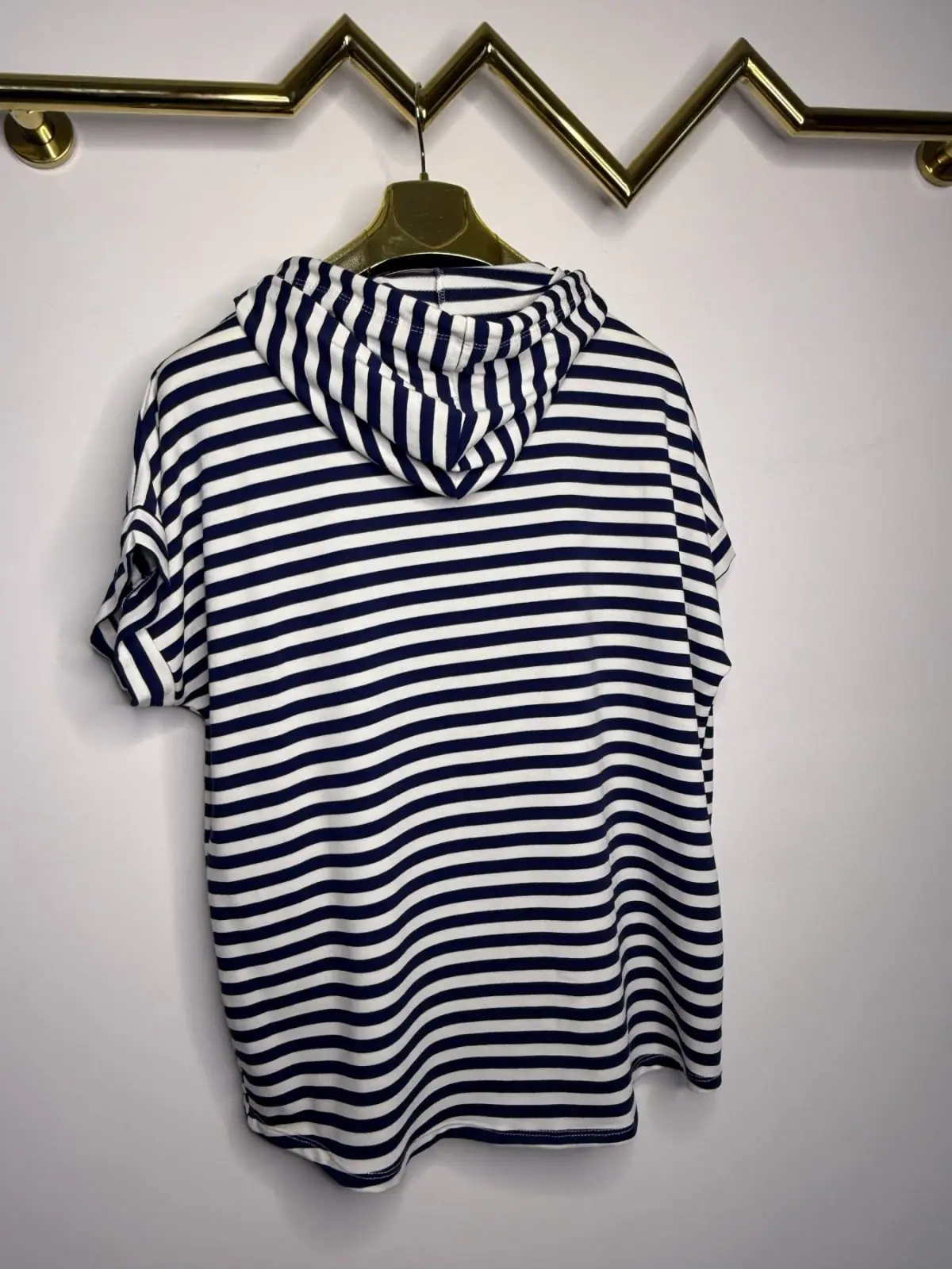 Bluza granatowa z kapturem w paski Brooklyn – miniatura 11 z 11