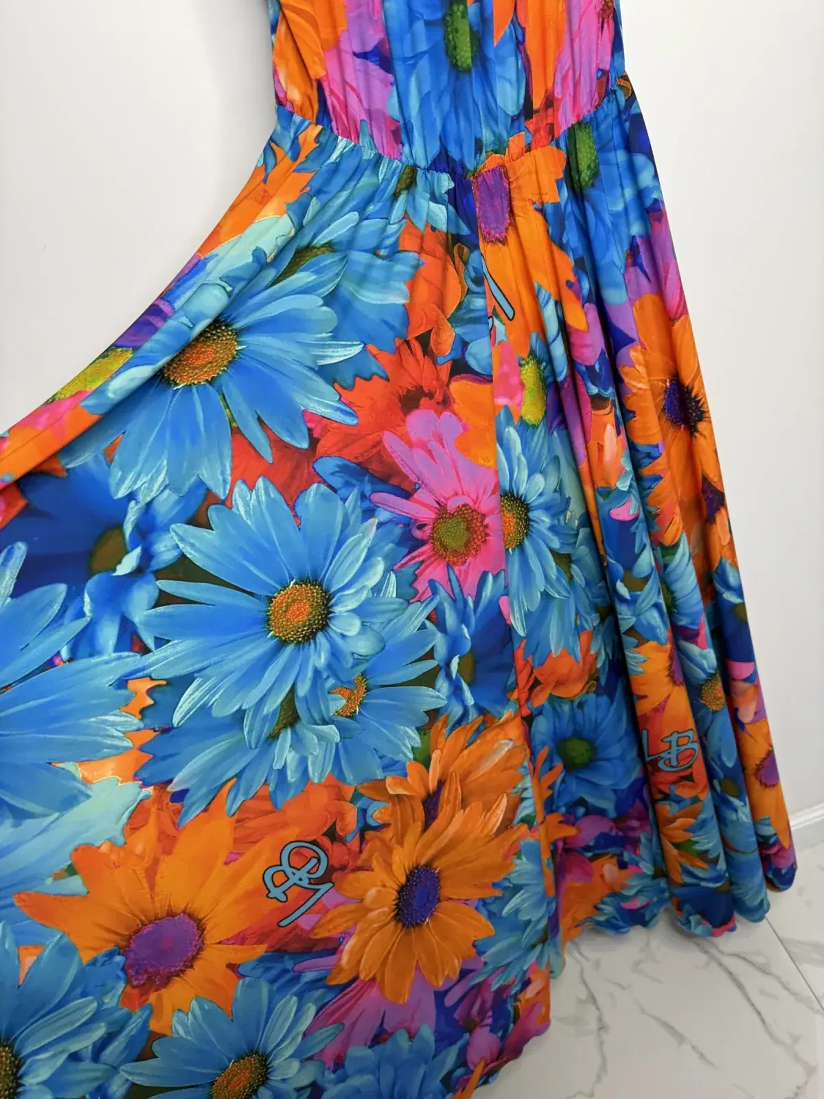 Sukienka Lola Bianka hiszpanka maxi kwiaty – miniatura 13 z 13